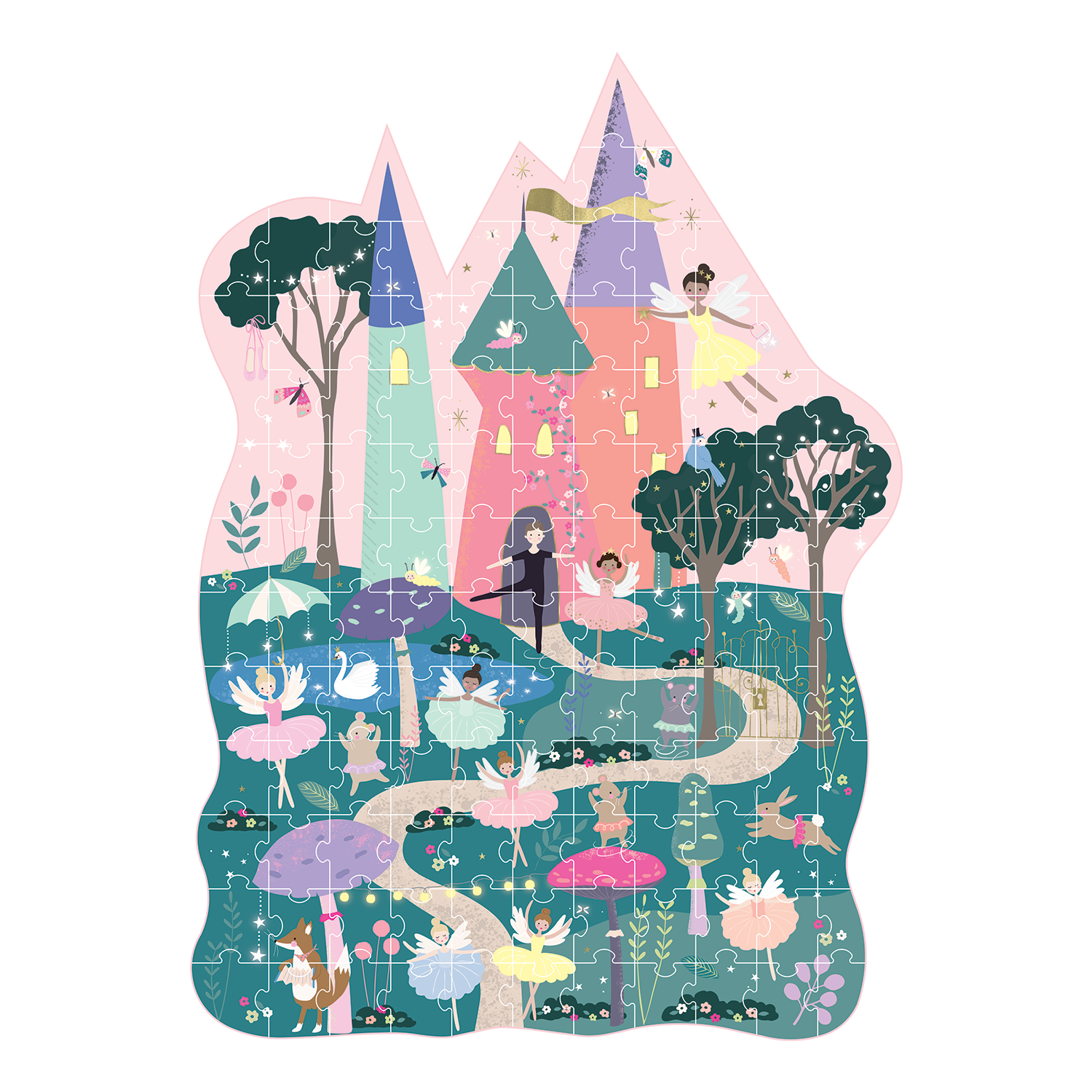 Enchanted 120pc Shaped Jigsaw Puzzle