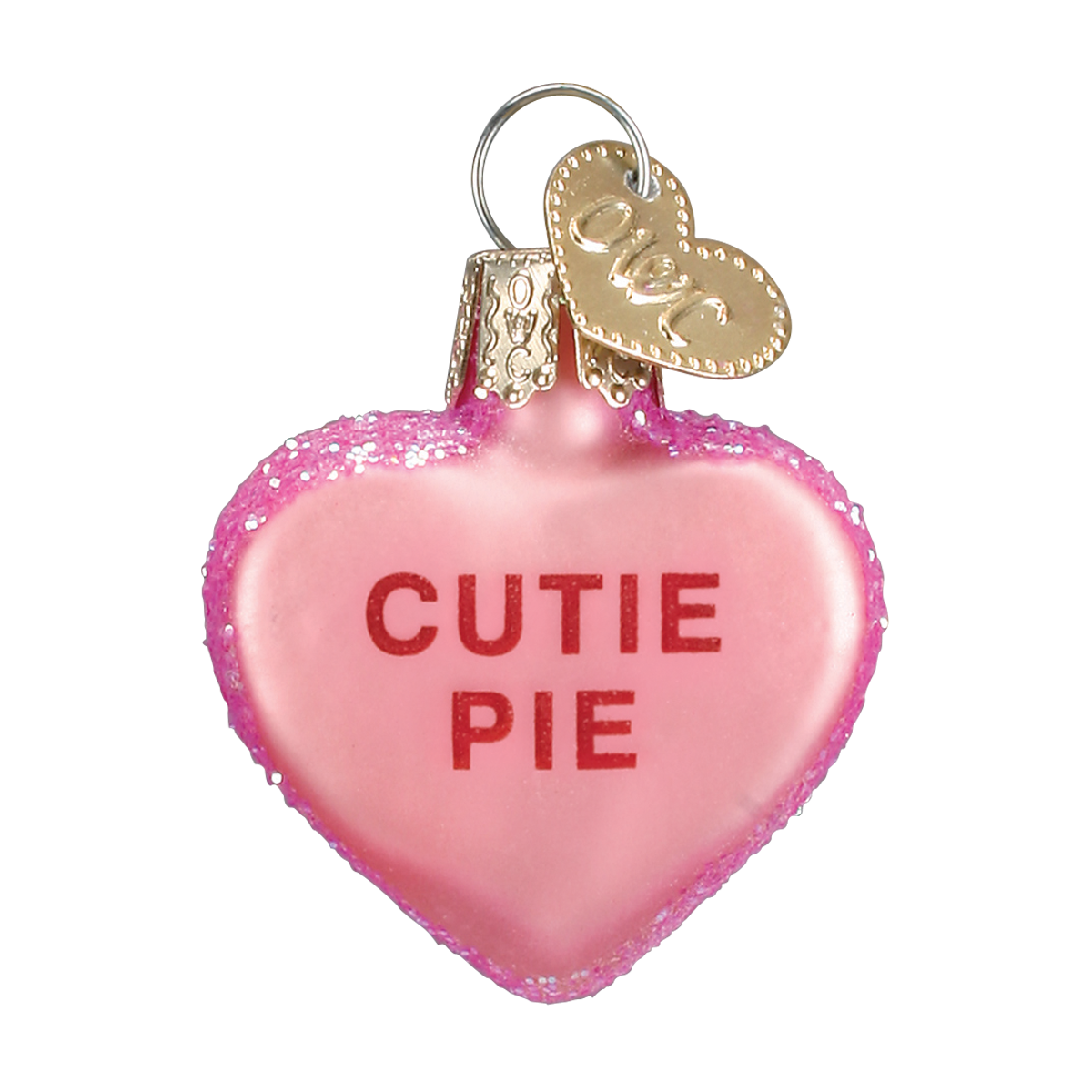 Conversation Heart Ornament - set of 12