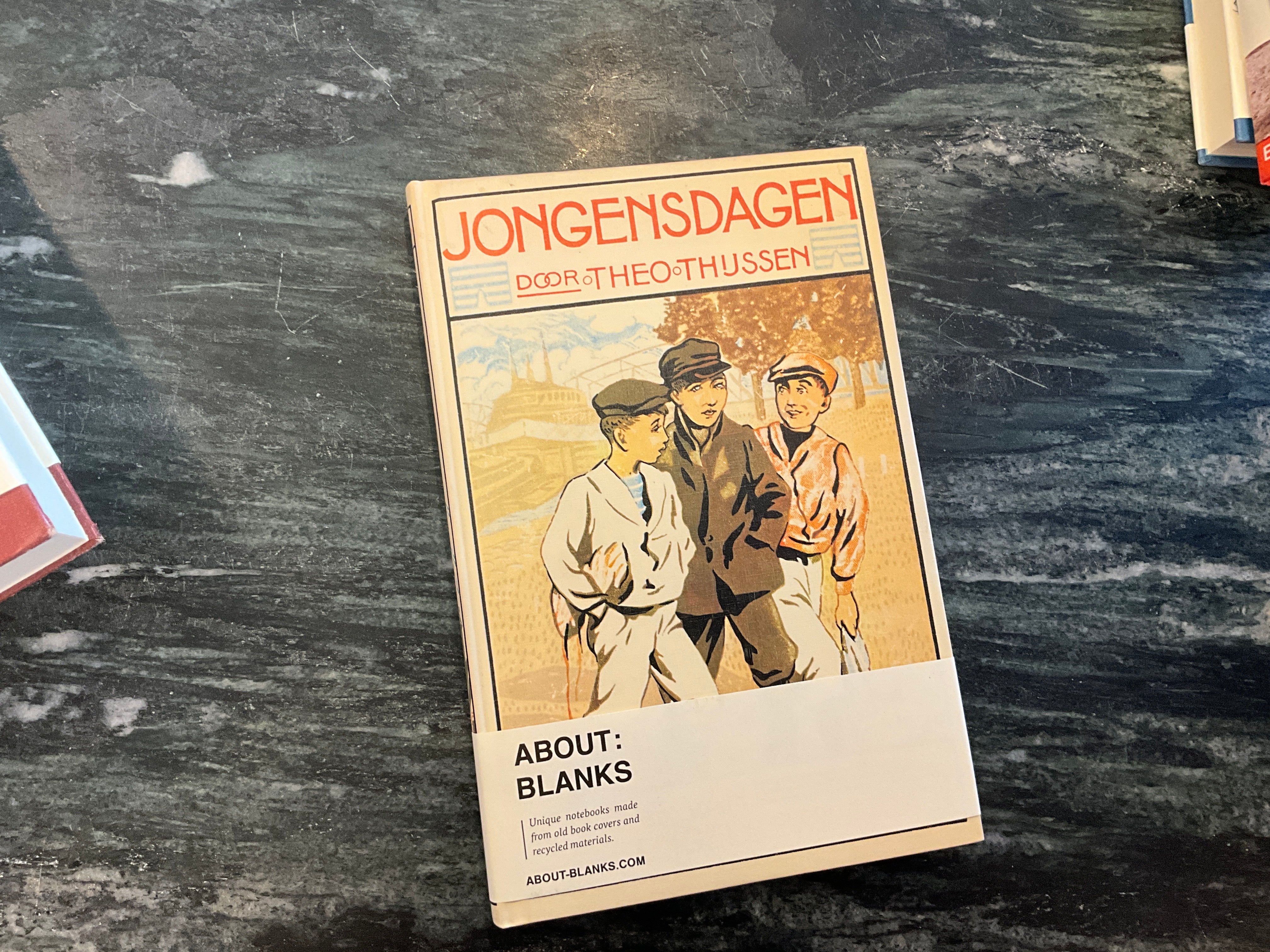 Vintage About Blanks Notebook: Jongensdagen