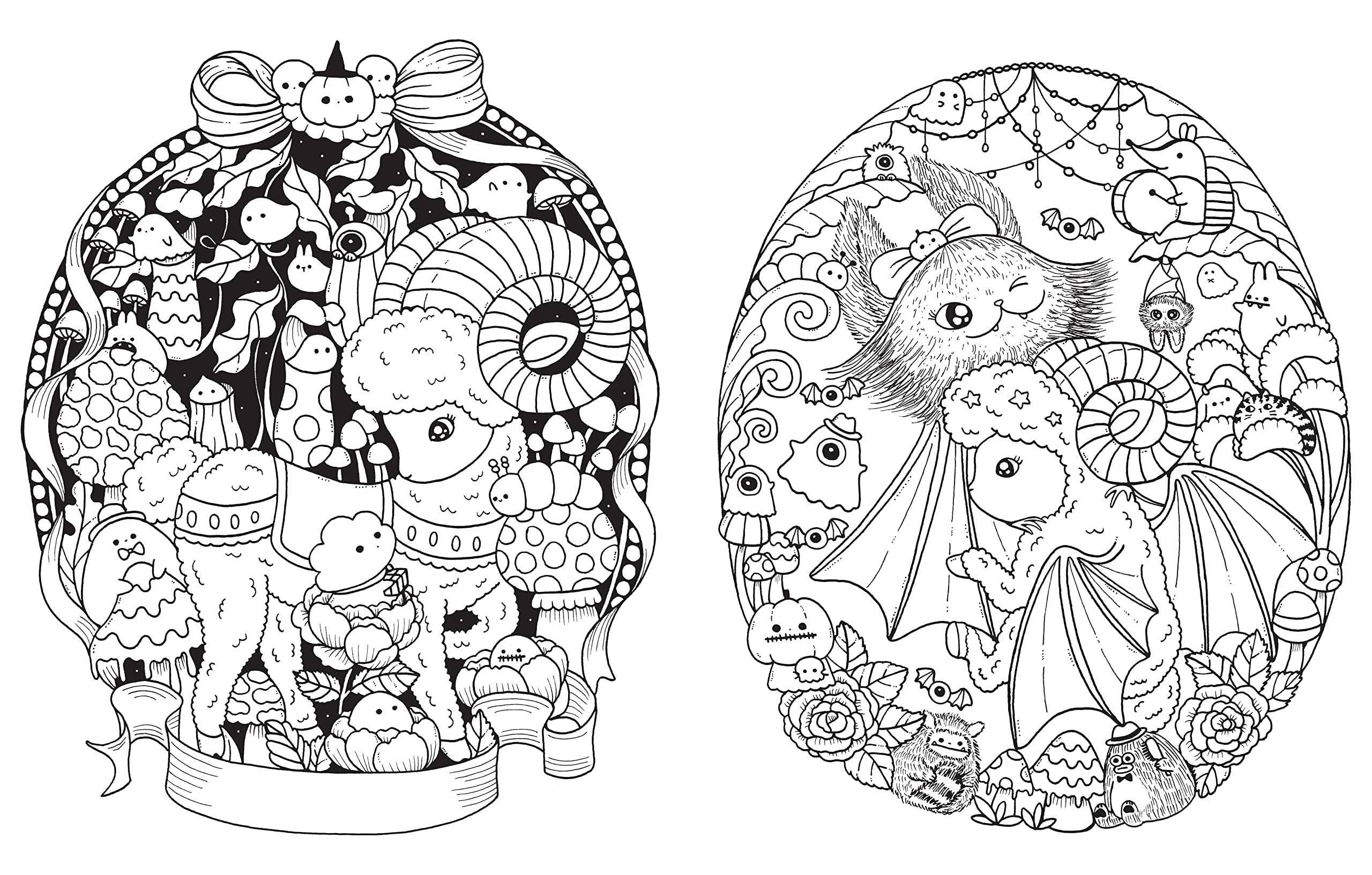 A Million Little Monsters Coloring Book: Trade Paperback