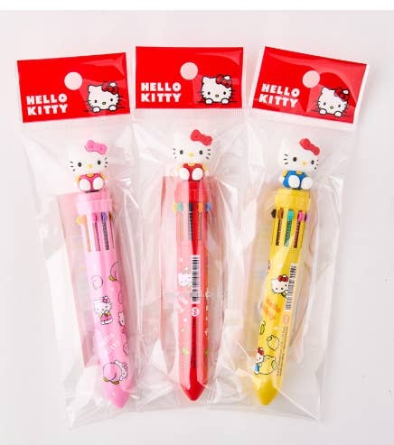 Hello Kitty Figure Mini 10-Color Pen