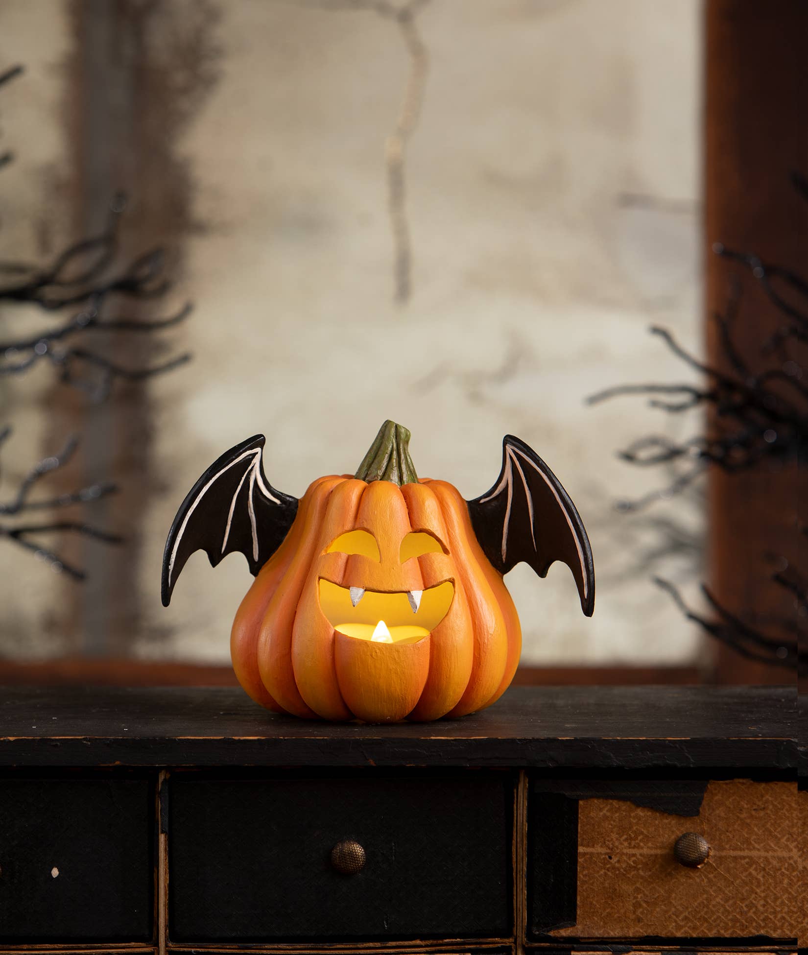 Pumpkin Bat Luminary