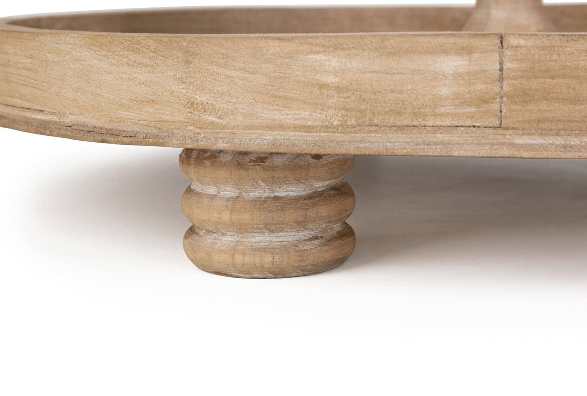 Three Tier Wooden Display Stands: Natural