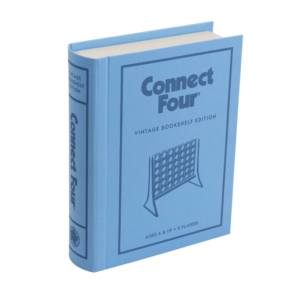 WS Game Company Connect 4 Vintage Bookshelf