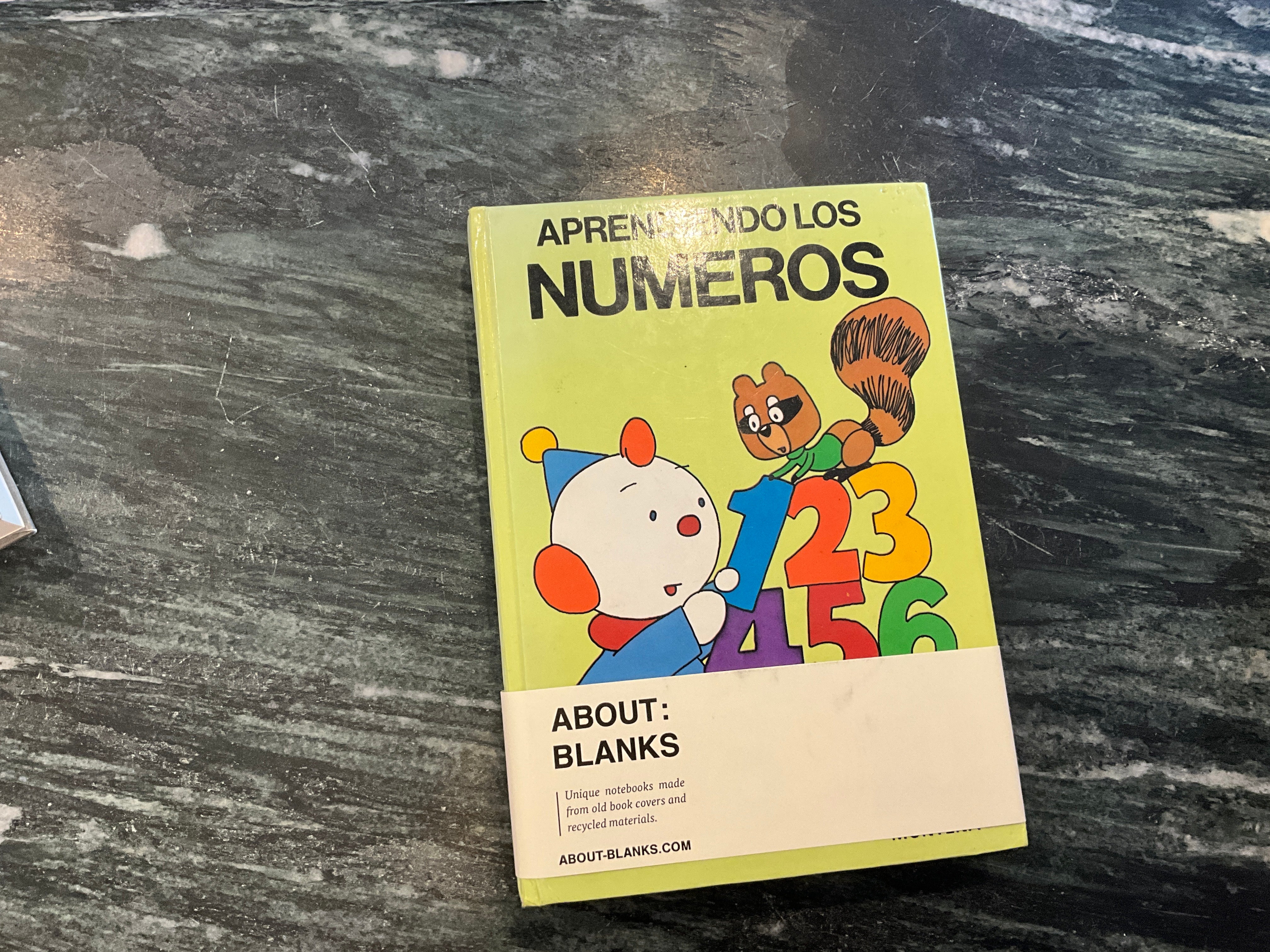 Vintage About Blanks Notebook: Aprendiendo los numeros