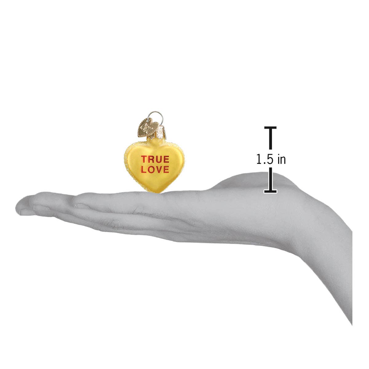 Conversation Heart Ornament - set of 12