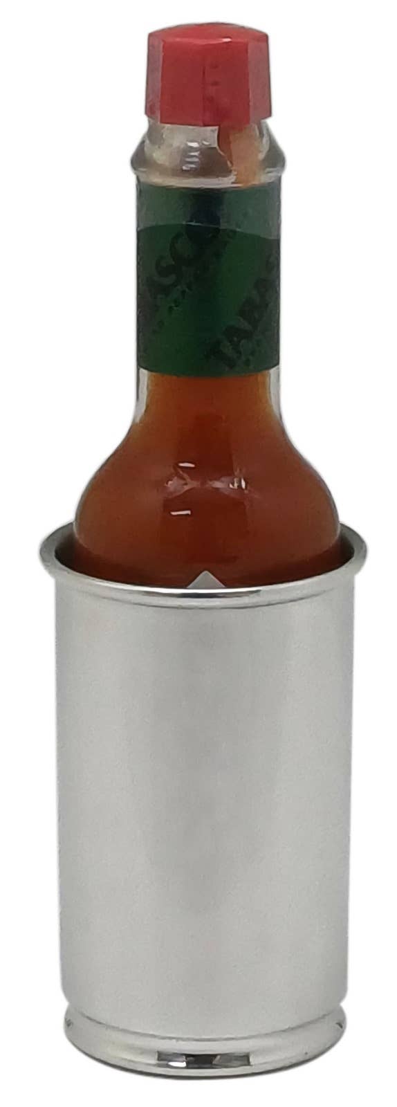 Tabasco Polished Pewter 2 fl oz Holder  (BOTTLE NOT INCLUDED)