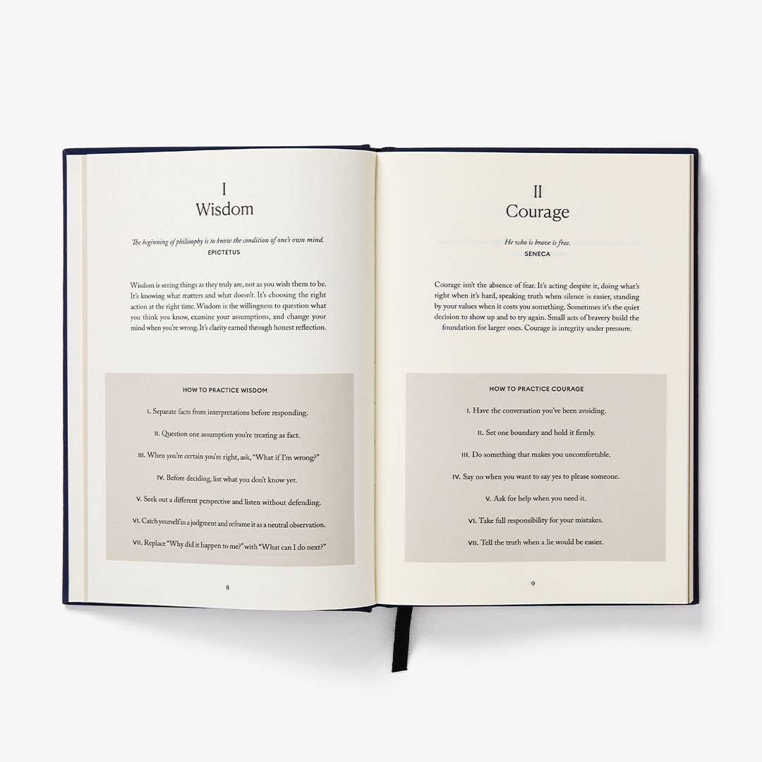 The Stoic Journal | 2-in-1 Philosophy Book & Journal