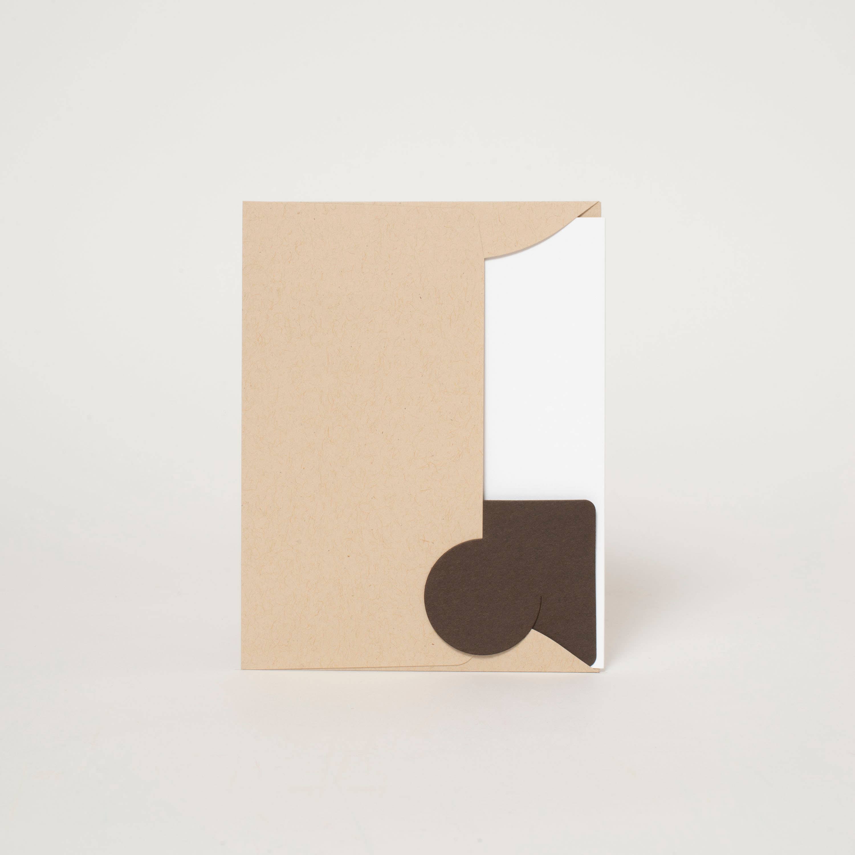 Birthday Dog & Cat Party Letterpress Greeting Card by Egg Press: Plastic sleeve