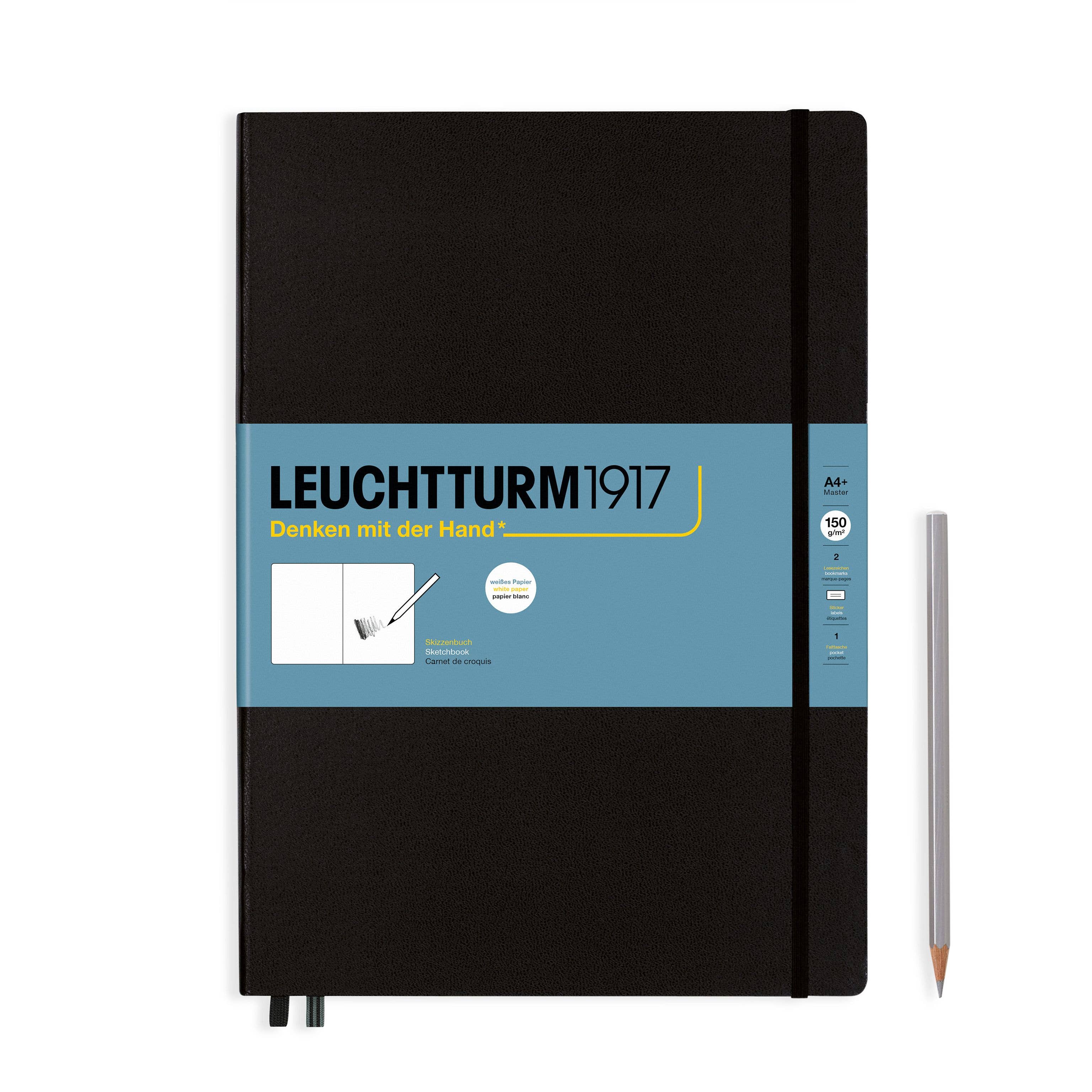 Sketchbooks - 150g/m² Paper Plain: Square / Black