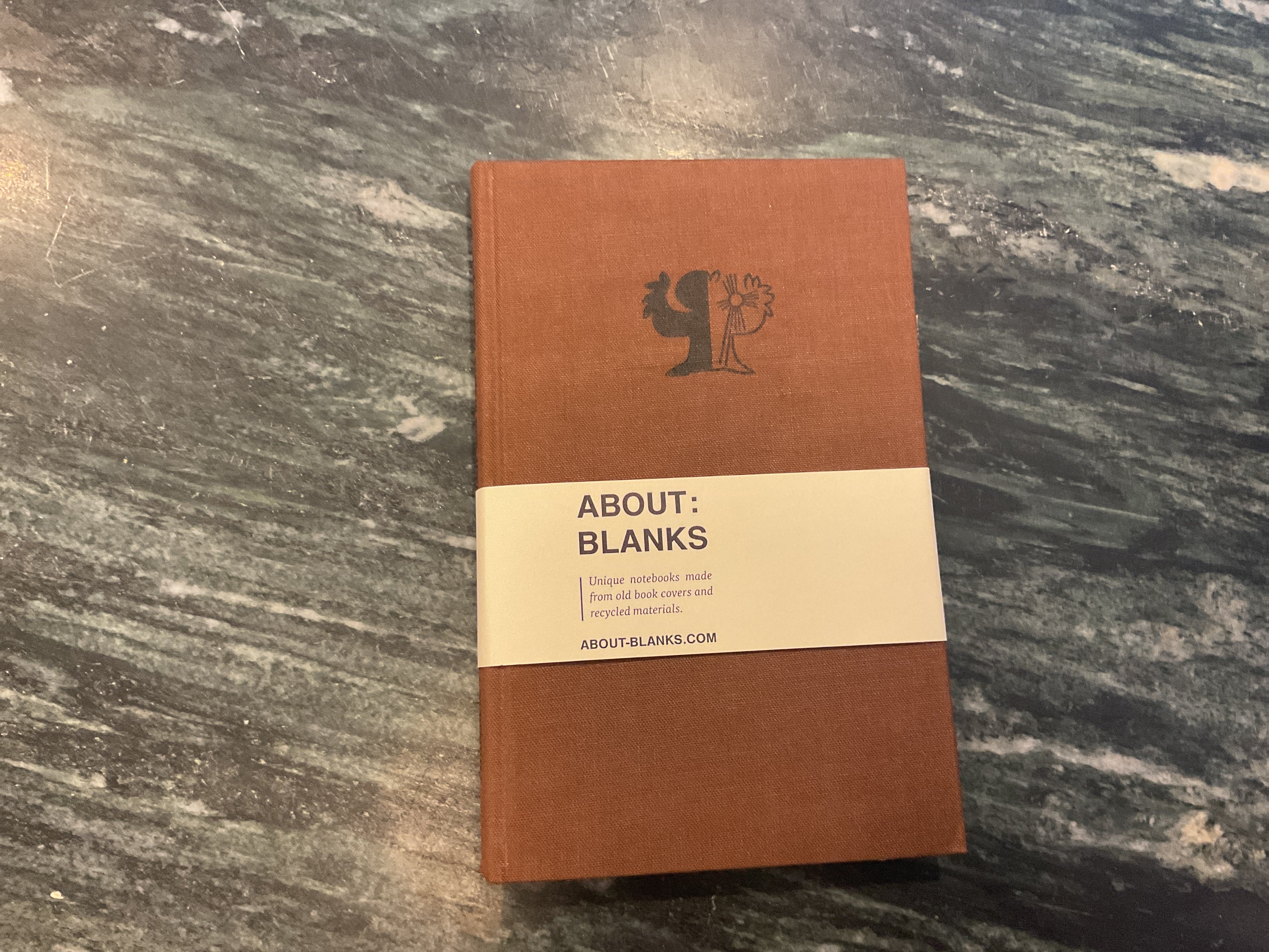Vintage About Blanks Notebook: Das Wiedersechen