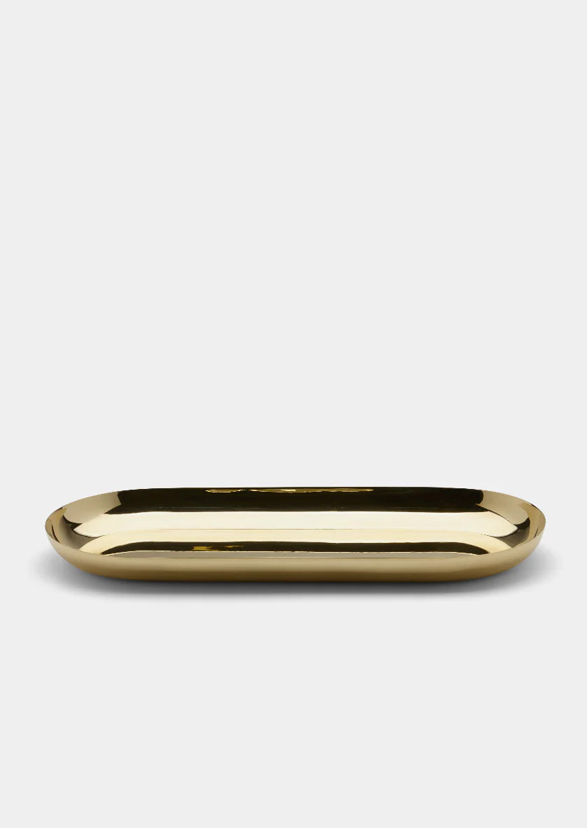 Skultuna Brass Oval Tray