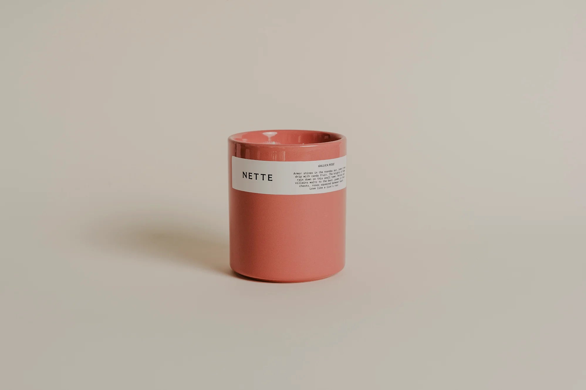 Nette 11oz Ceramic Candle - Gallica Rose