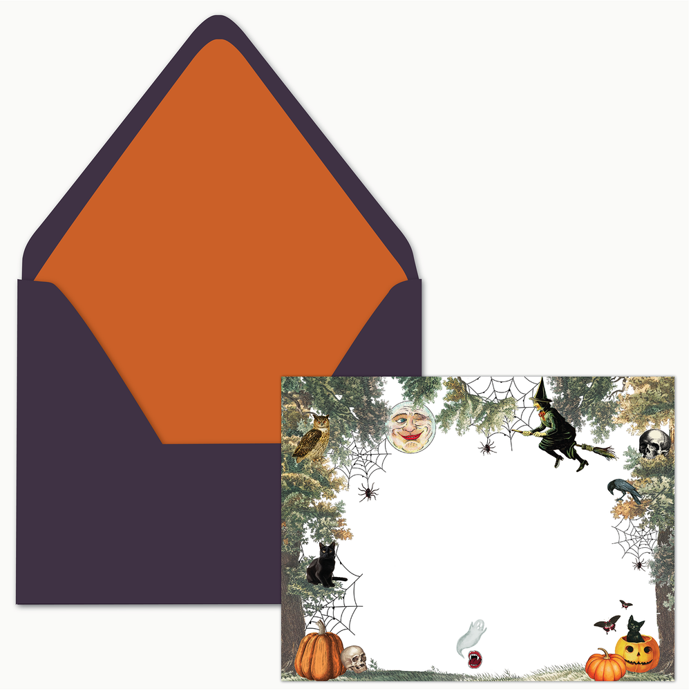 Collage Stationery Set- Witchy Halloween