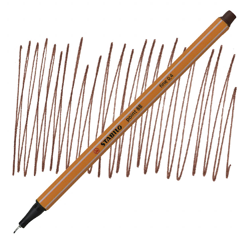 STABILO Point 88 Fineliner - Brown 45