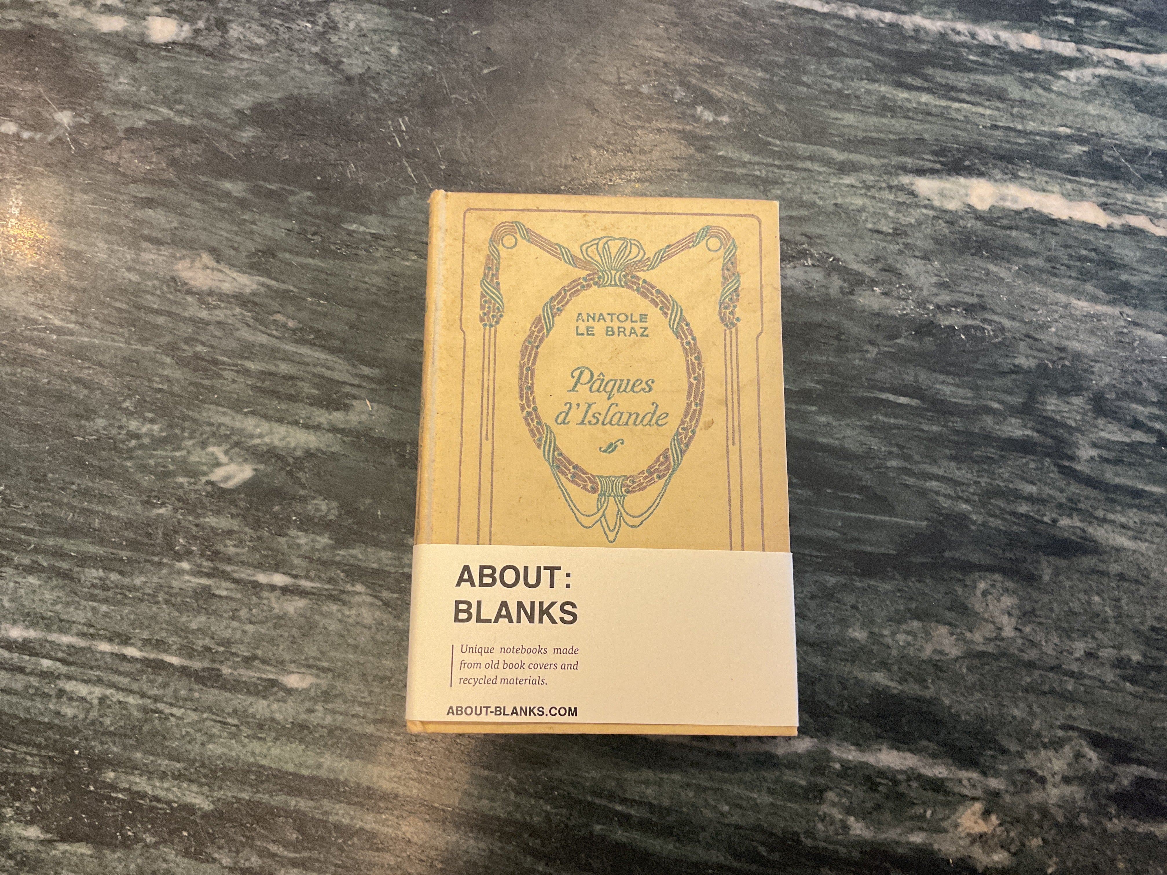 Vintage About Blanks Notebook: Paques d’ islands