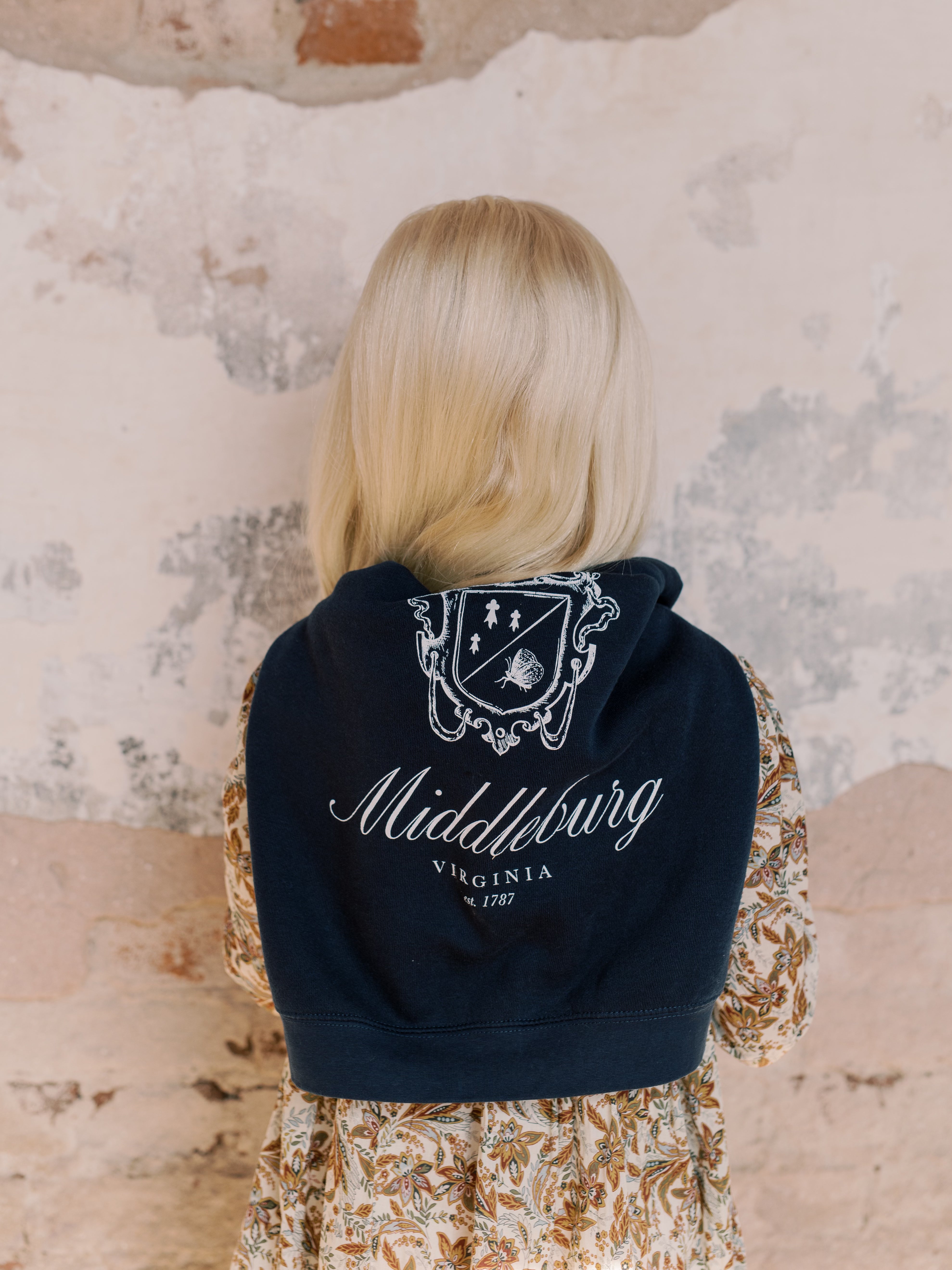Youth Middleburg Crewneck Sweatshirt by Every Little Something - Navy