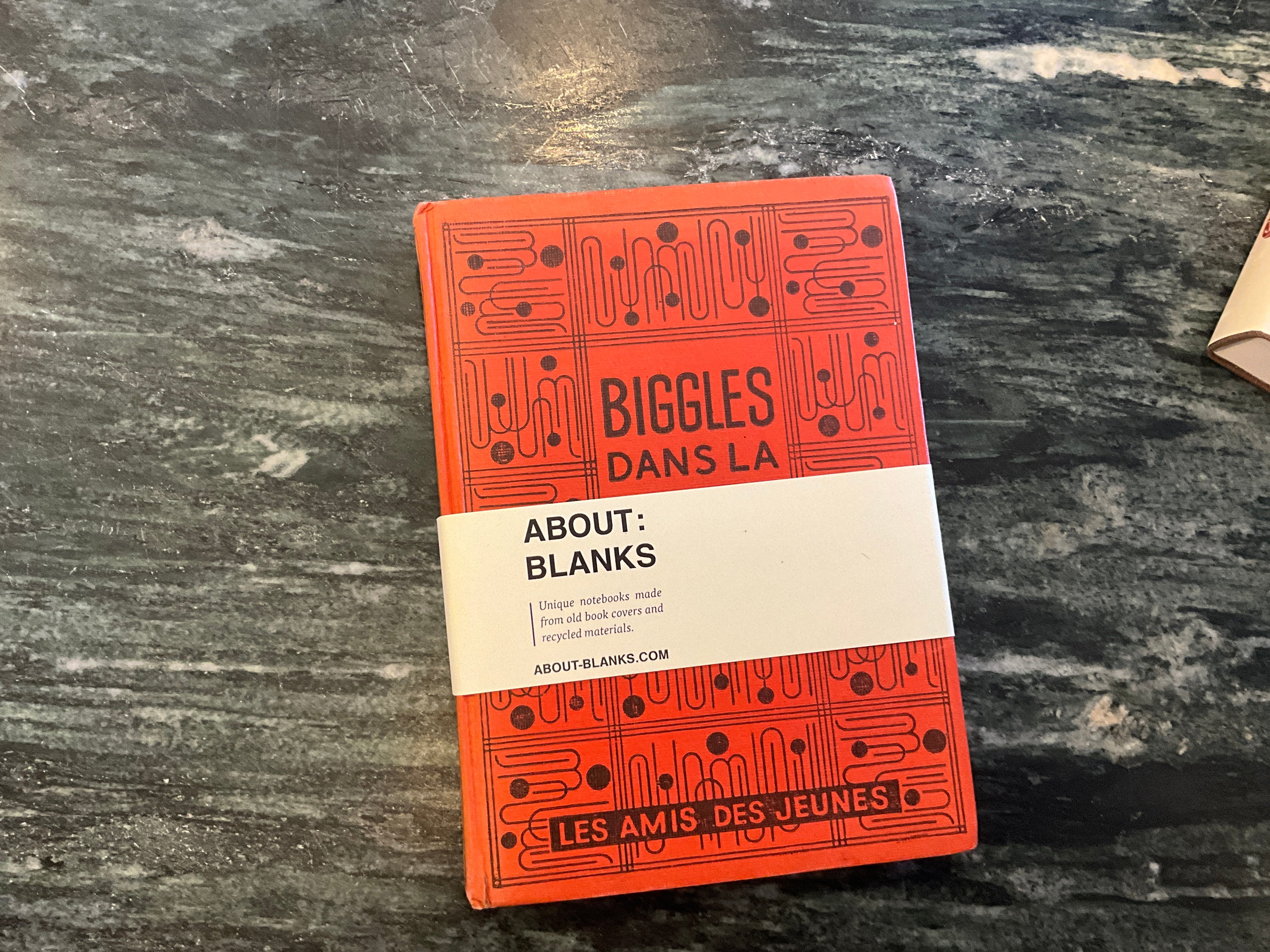 Vintage About Blanks Notebook: Biggles Dans la Baltique