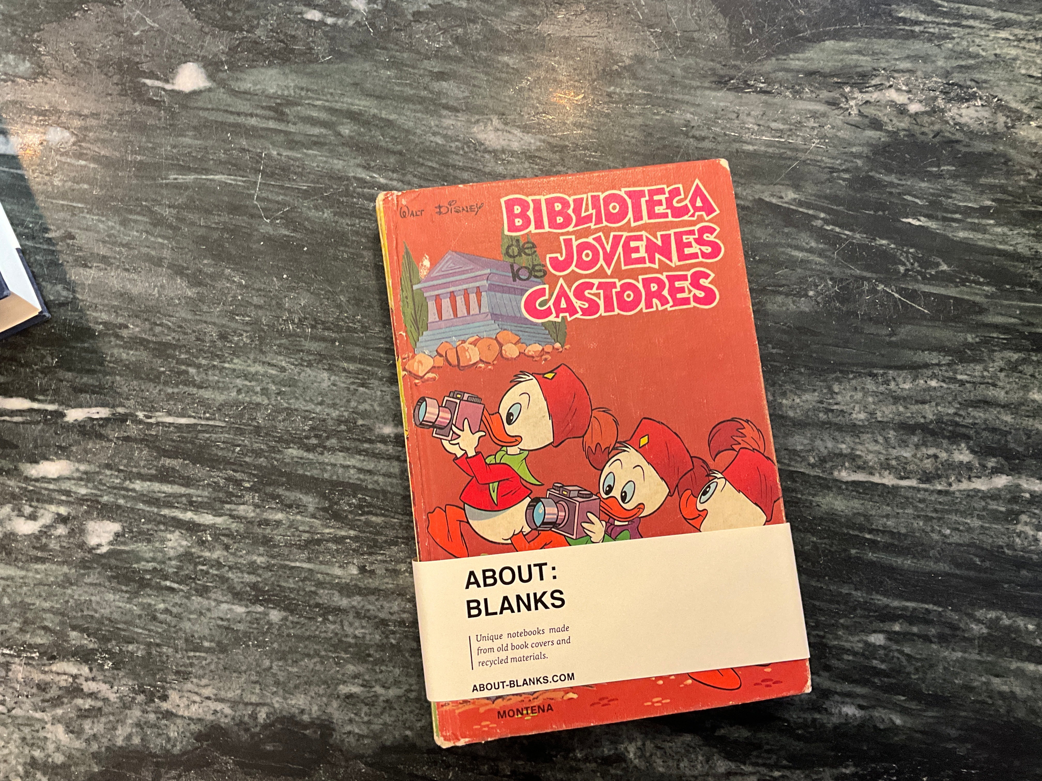 Vintage About Blanks Notebook: Biblioteca Jovenes Castores