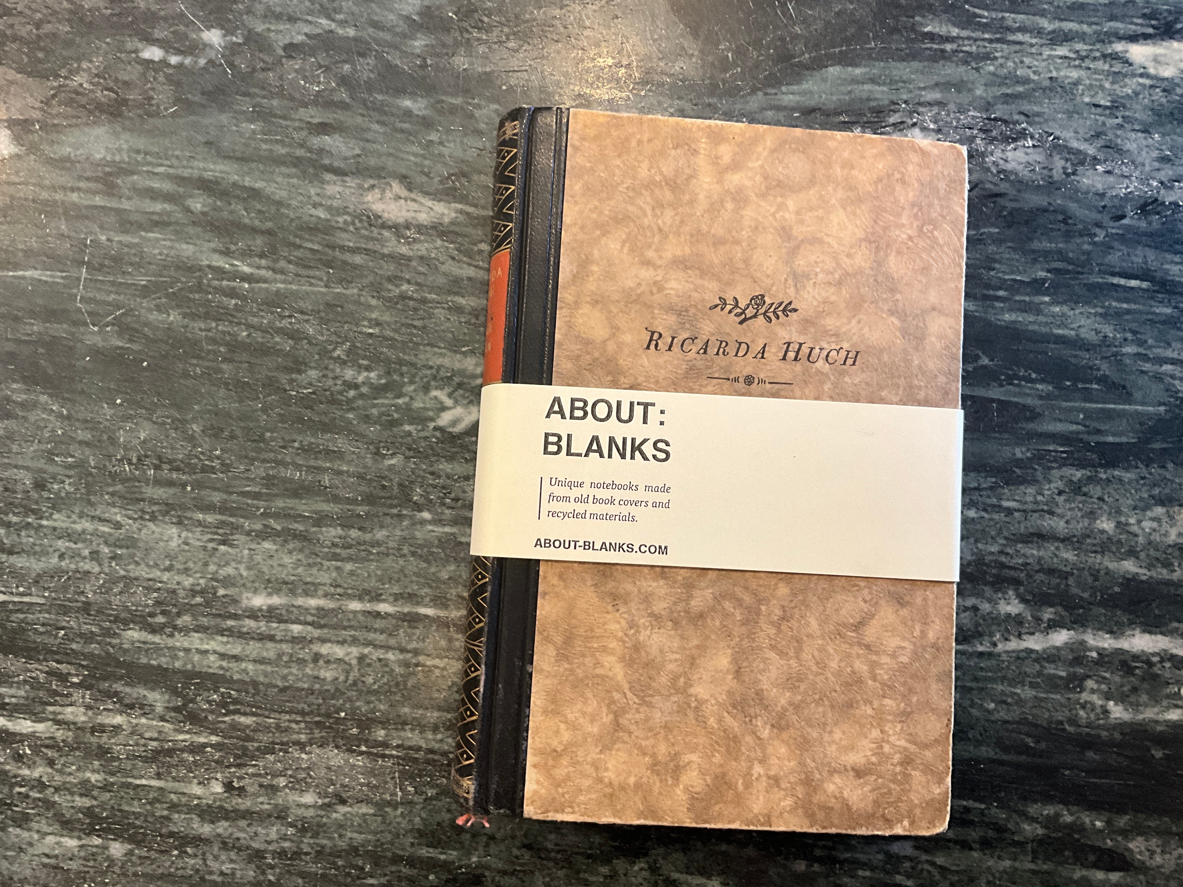 Vintage About Blanks Notebook: Ricarda Huch