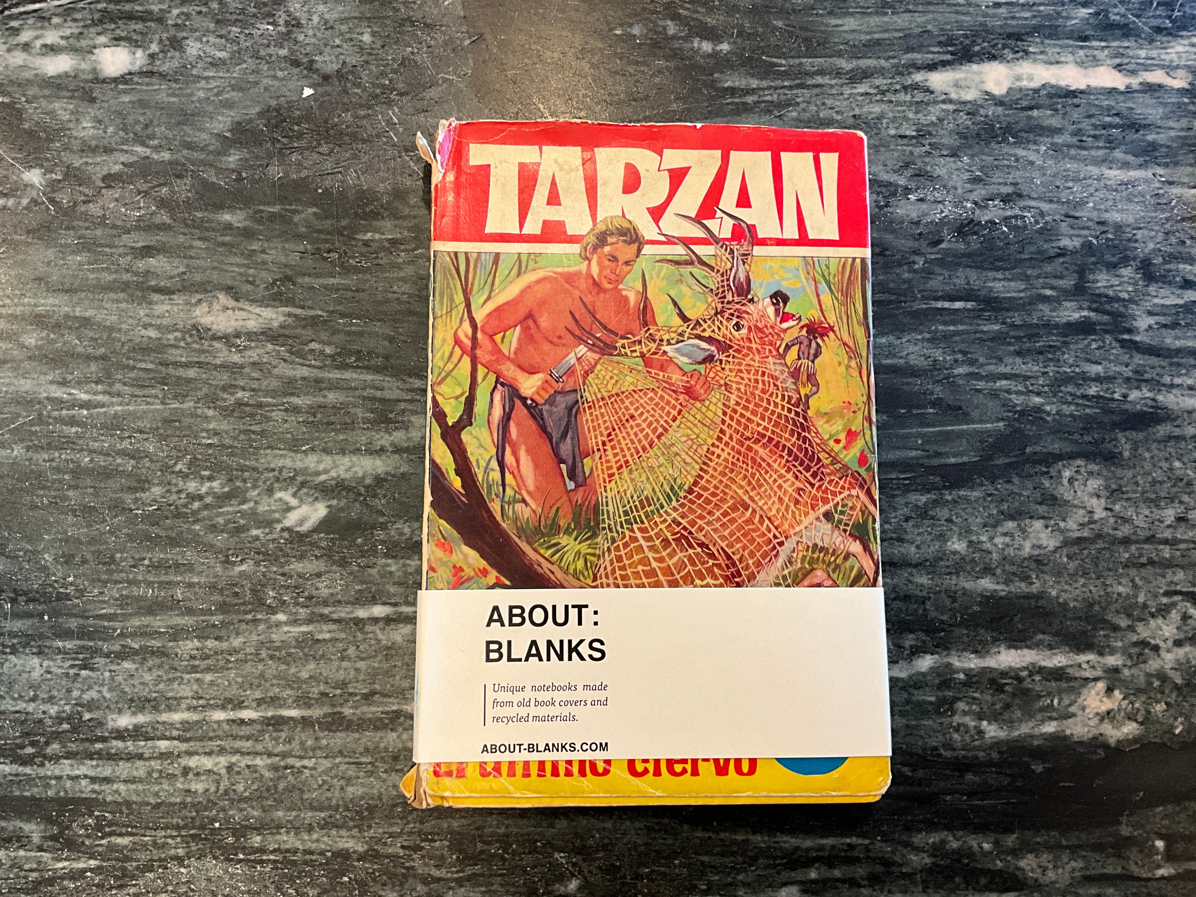 Vintage About Blanks Notebook: Tarzan