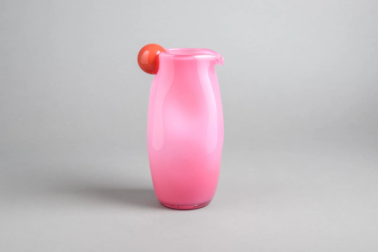 Helle Mardahl The Jug with a Twist - Red Cherry & Pink