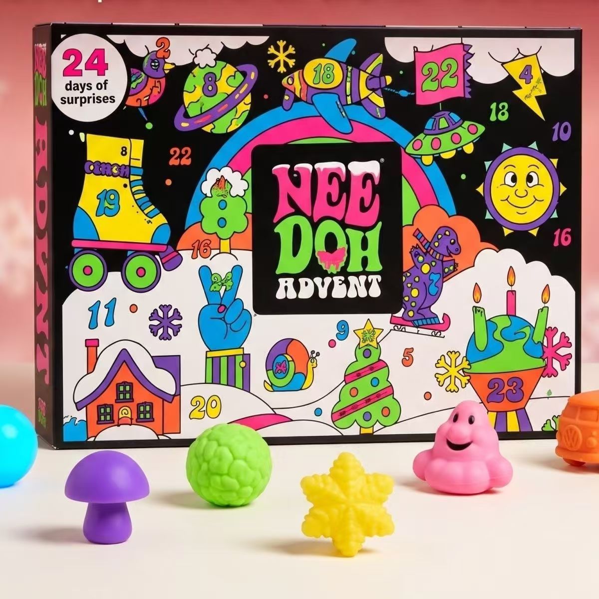Schylling Nee-Doh 2026 Christmas Squishmas Advent Calendar