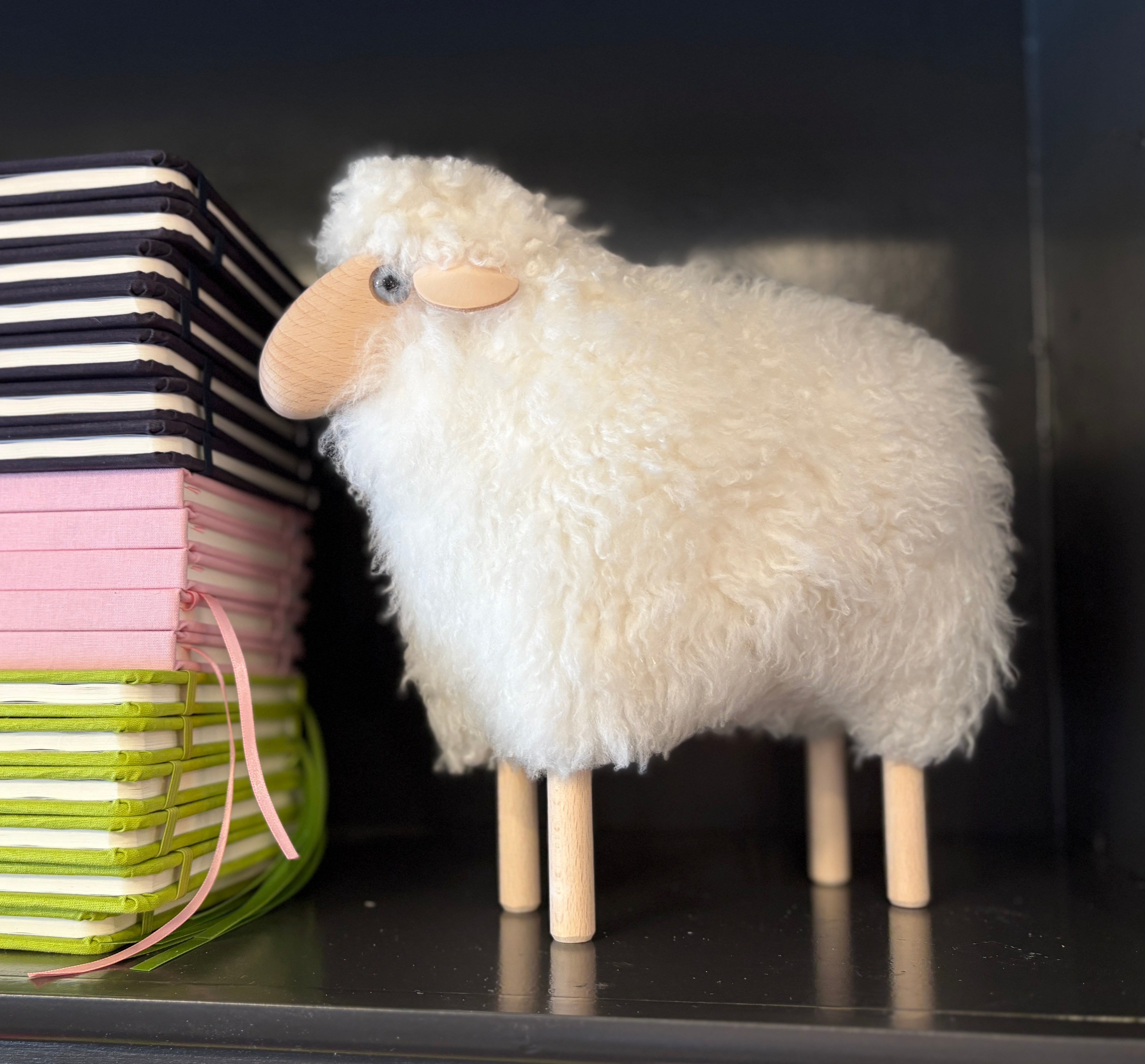Little Lamb, White Fur, Beech Wood 2 | Meier, Germany