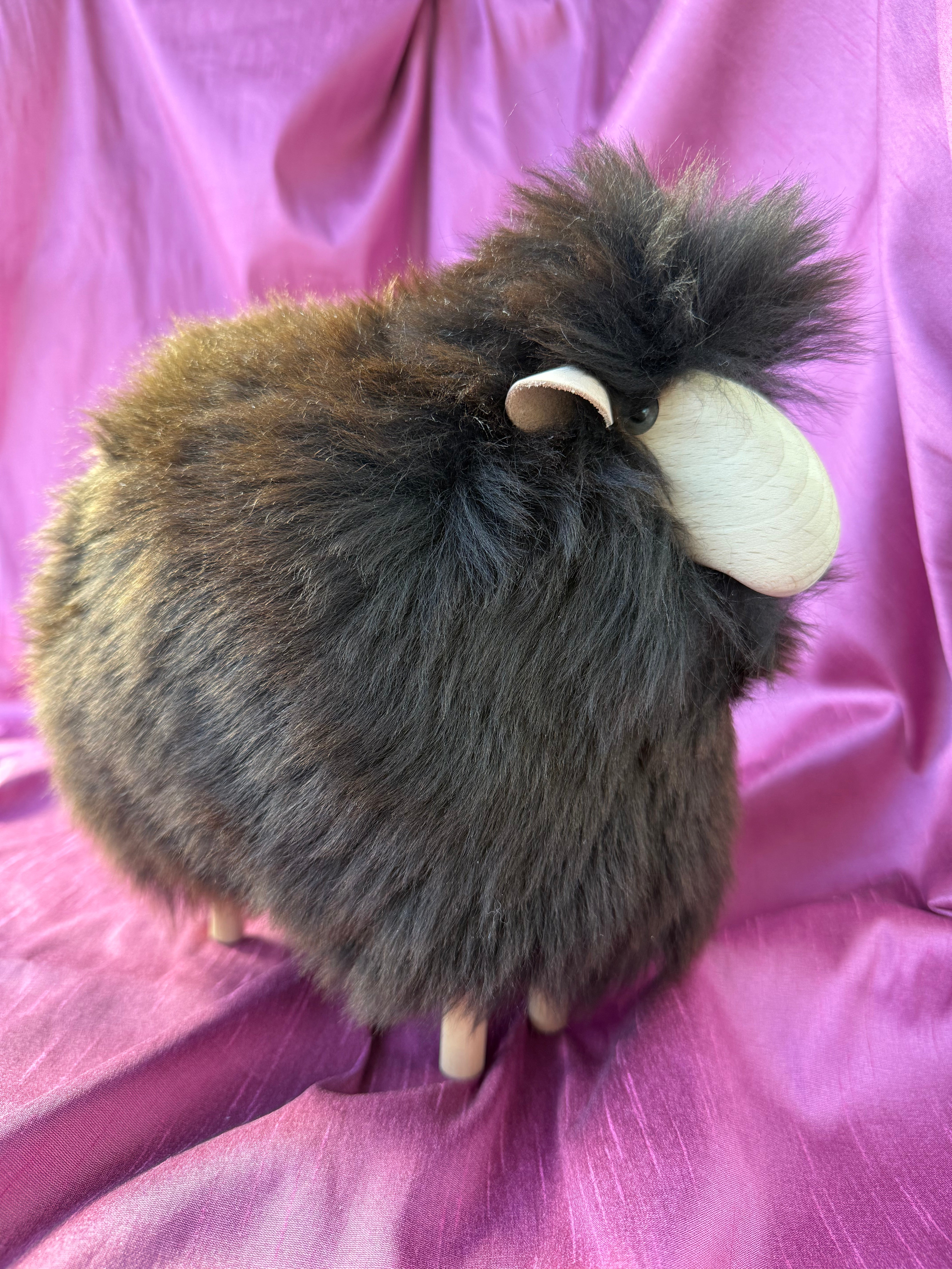 Little Lamb, Brown Fur, Beech Wood | Meier, Germany