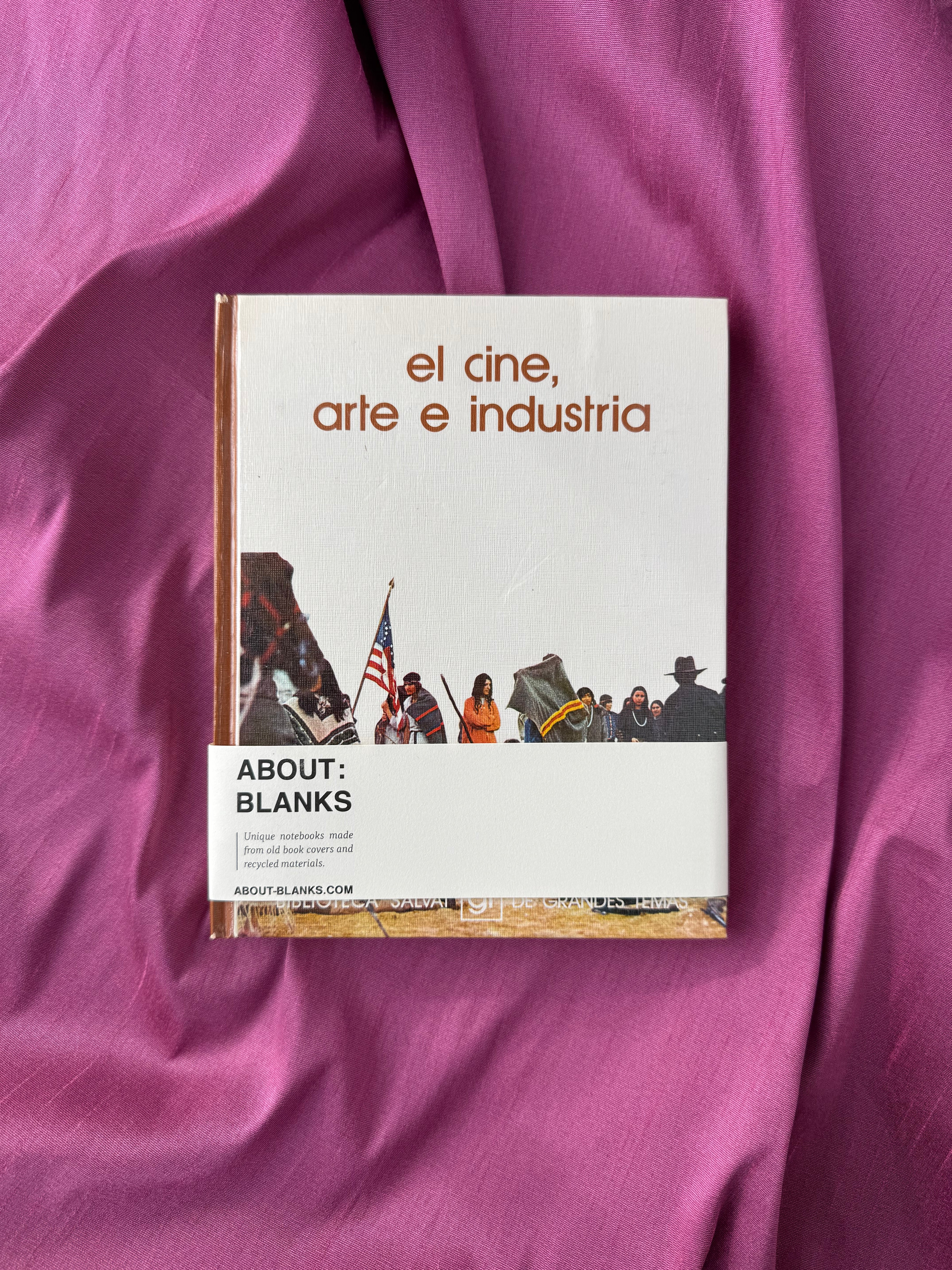 Vintage About Blanks Notebook: el cine