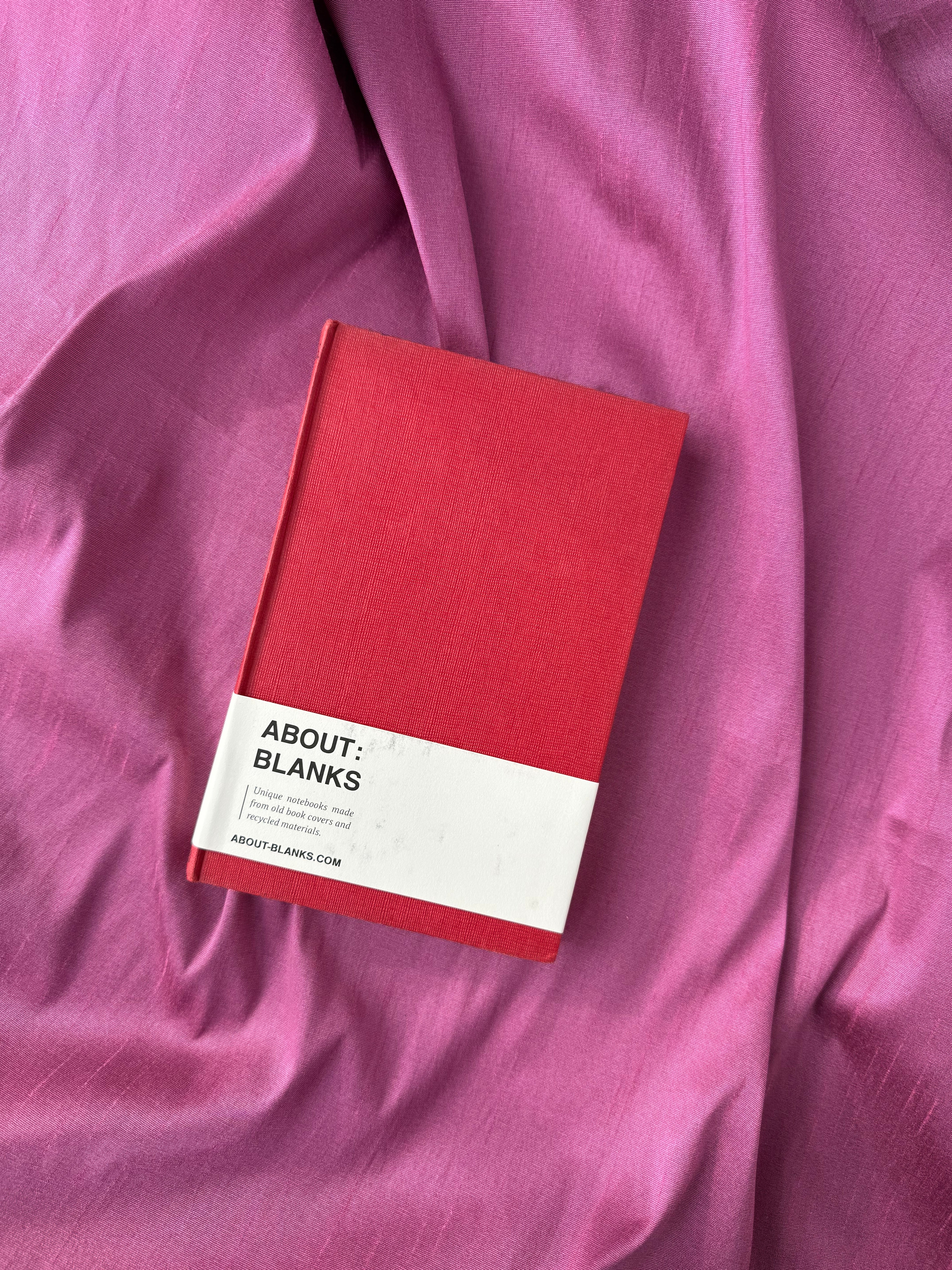 Vintage About Blanks Notebook: red II