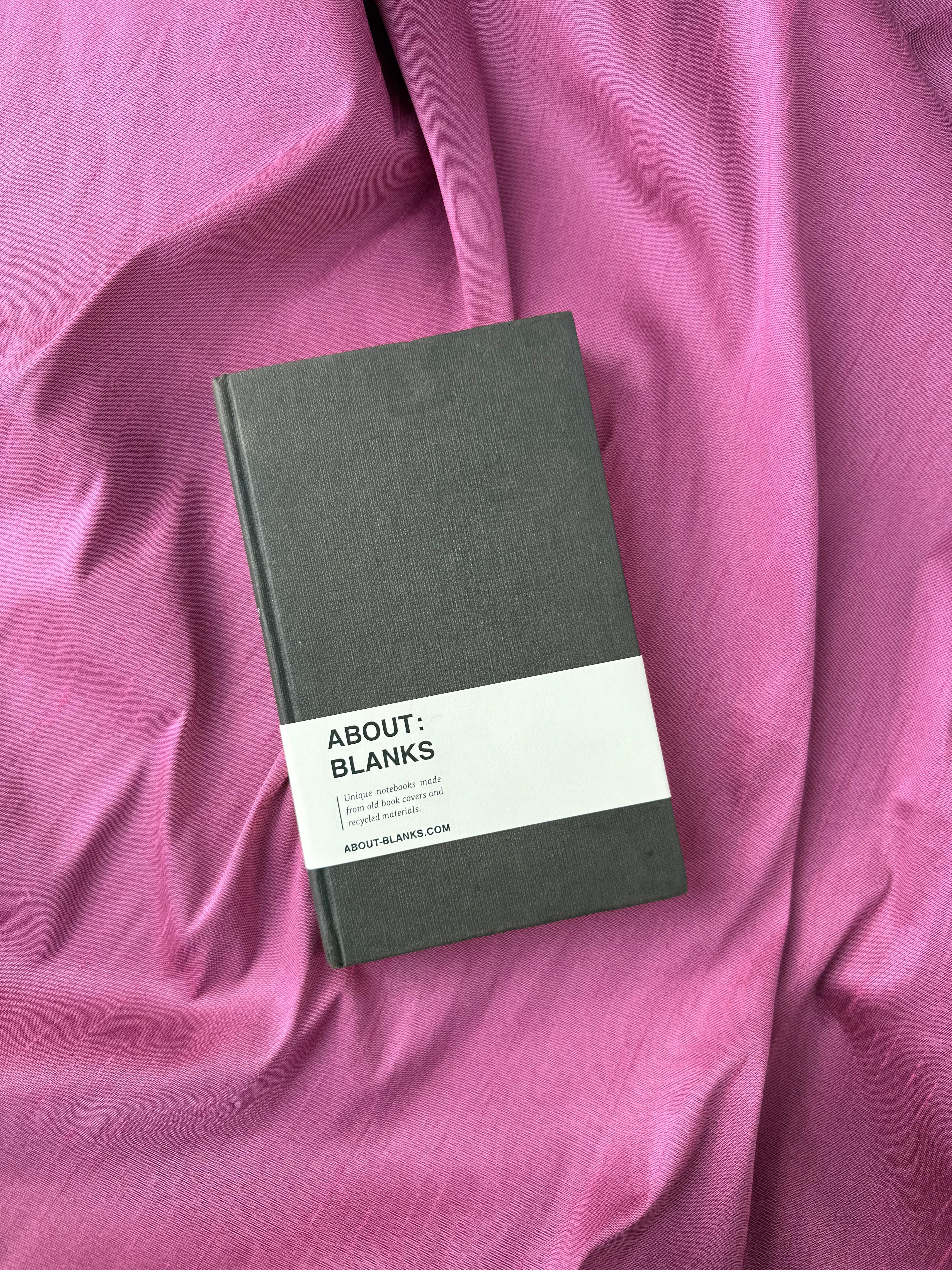 Vintage About Blanks Notebook: dark