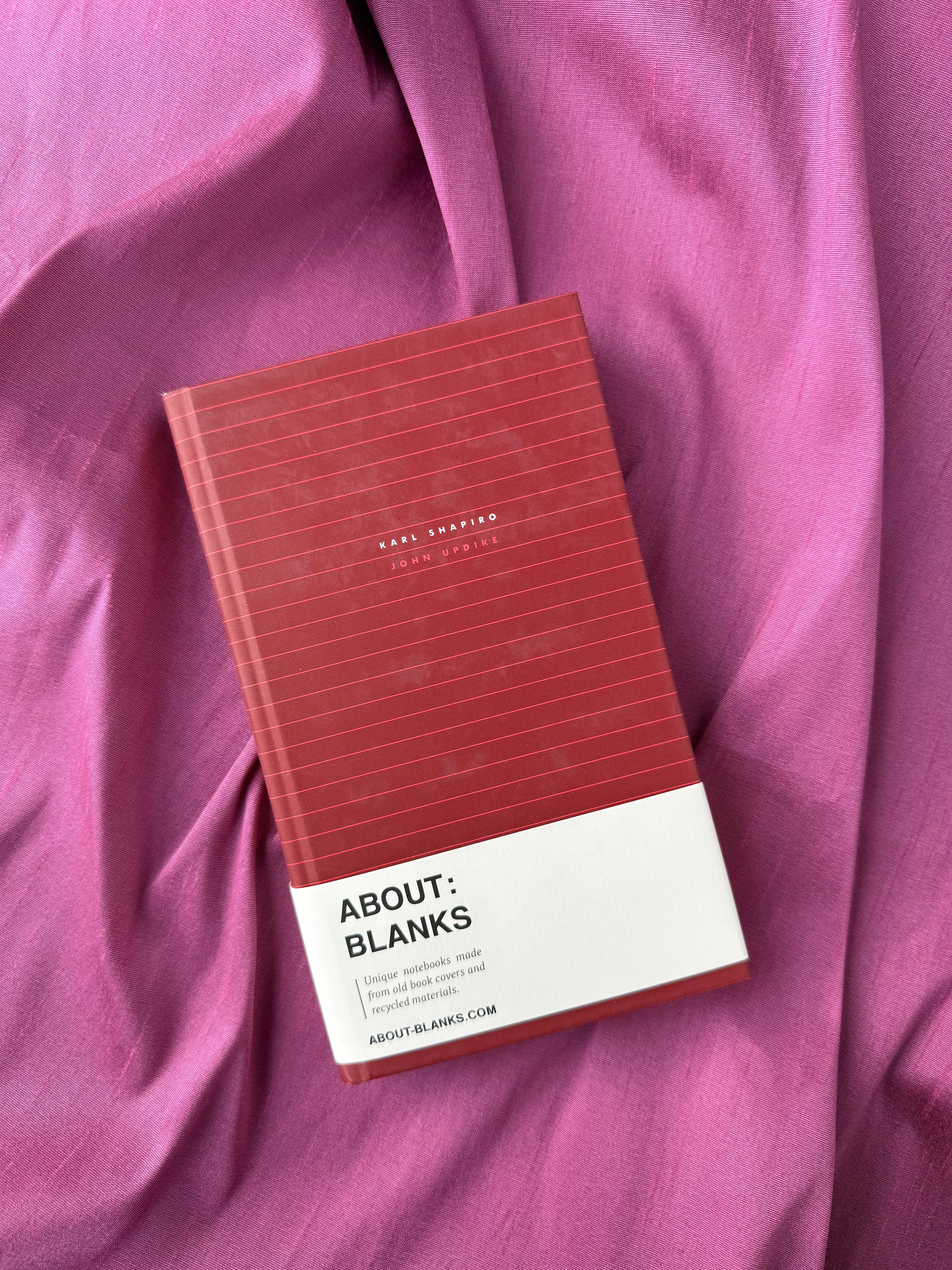 Vintage About Blanks Notebook: carl shapiro