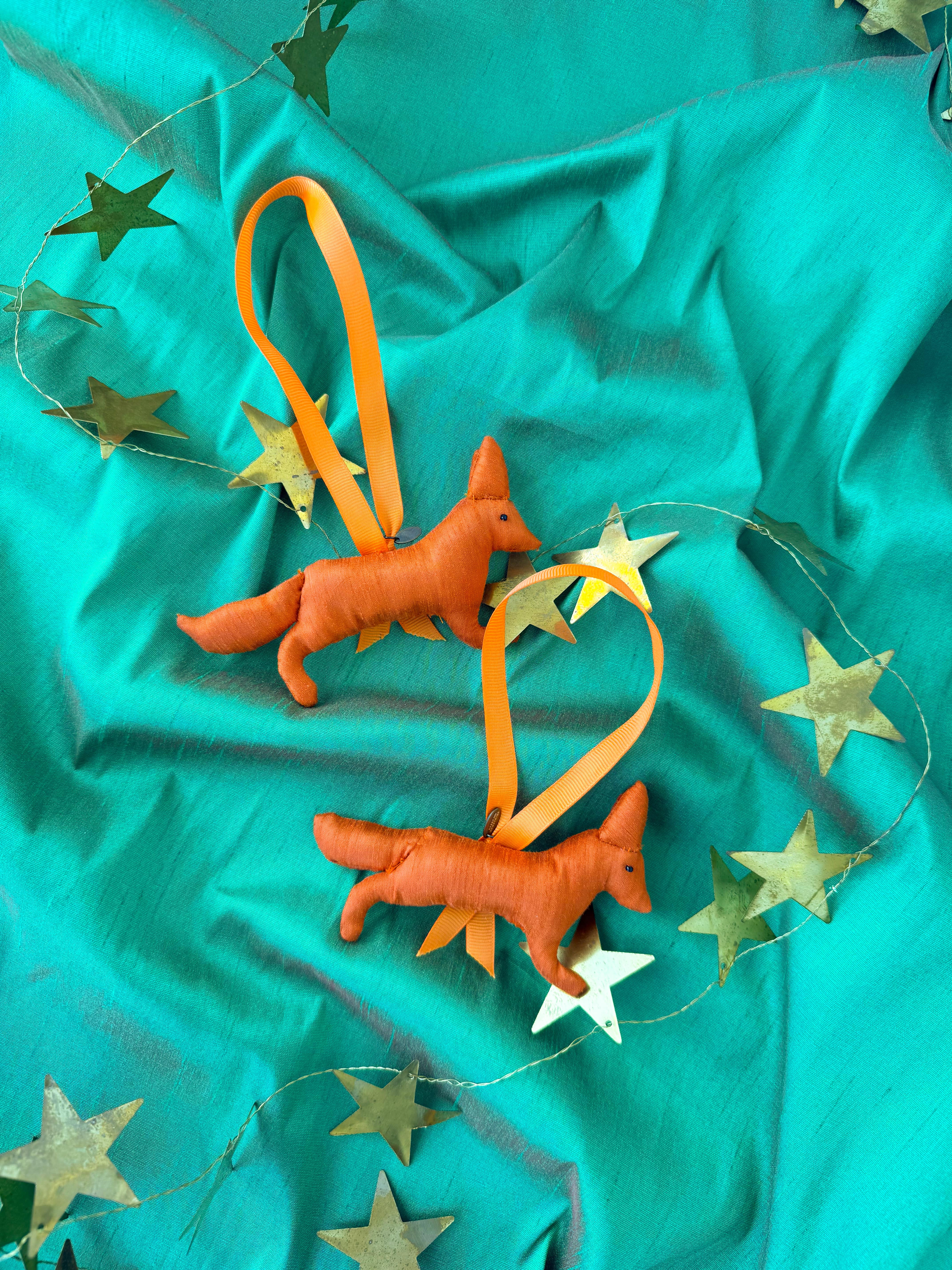 The ELS Silk Fox Keepsake Ornament