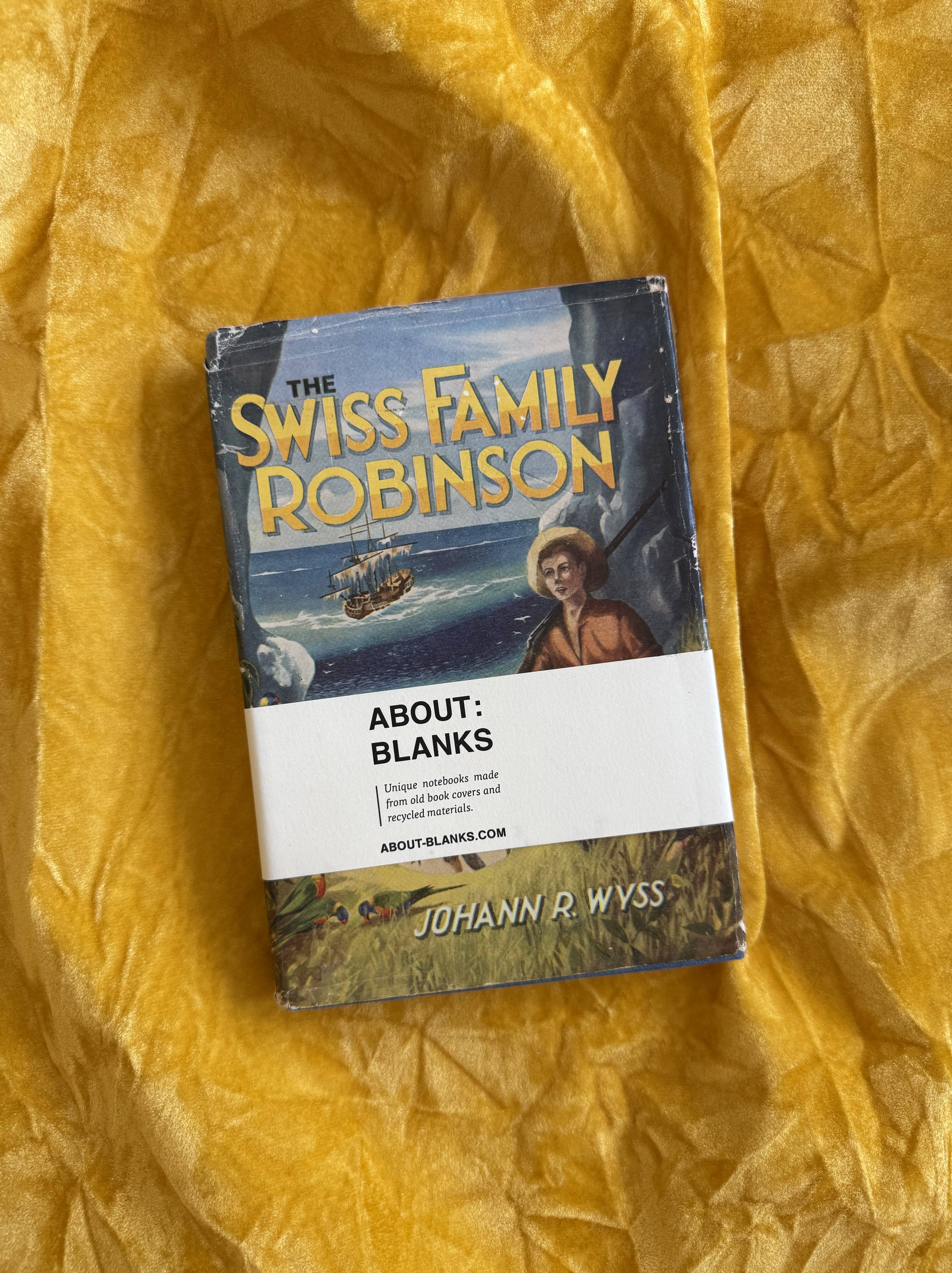 Vintage About Blanks Notebook: Swiss Family Robinson