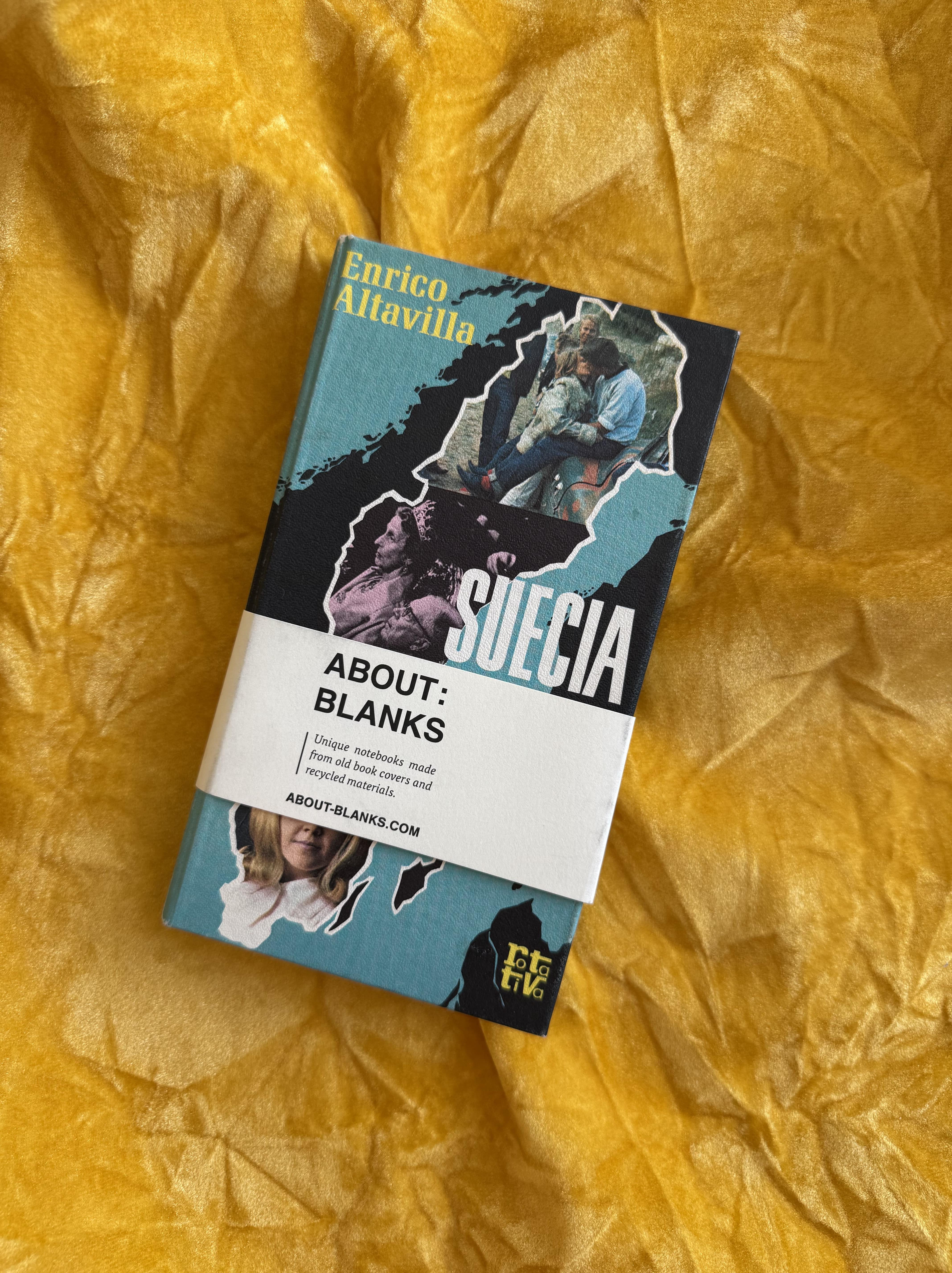 Vintage About Blanks Notebook: Suecia