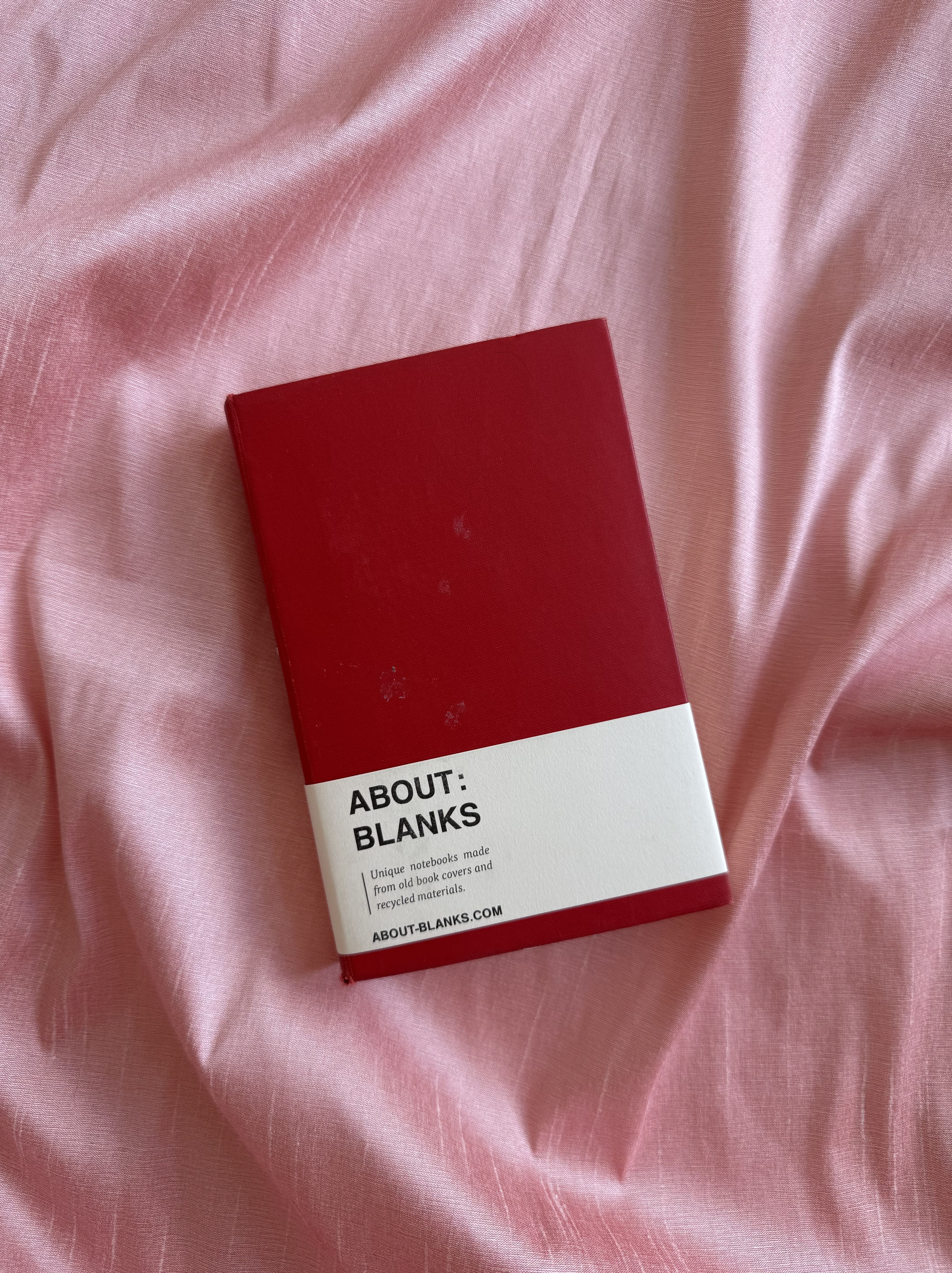 Vintage About Blanks Notebook: red 2