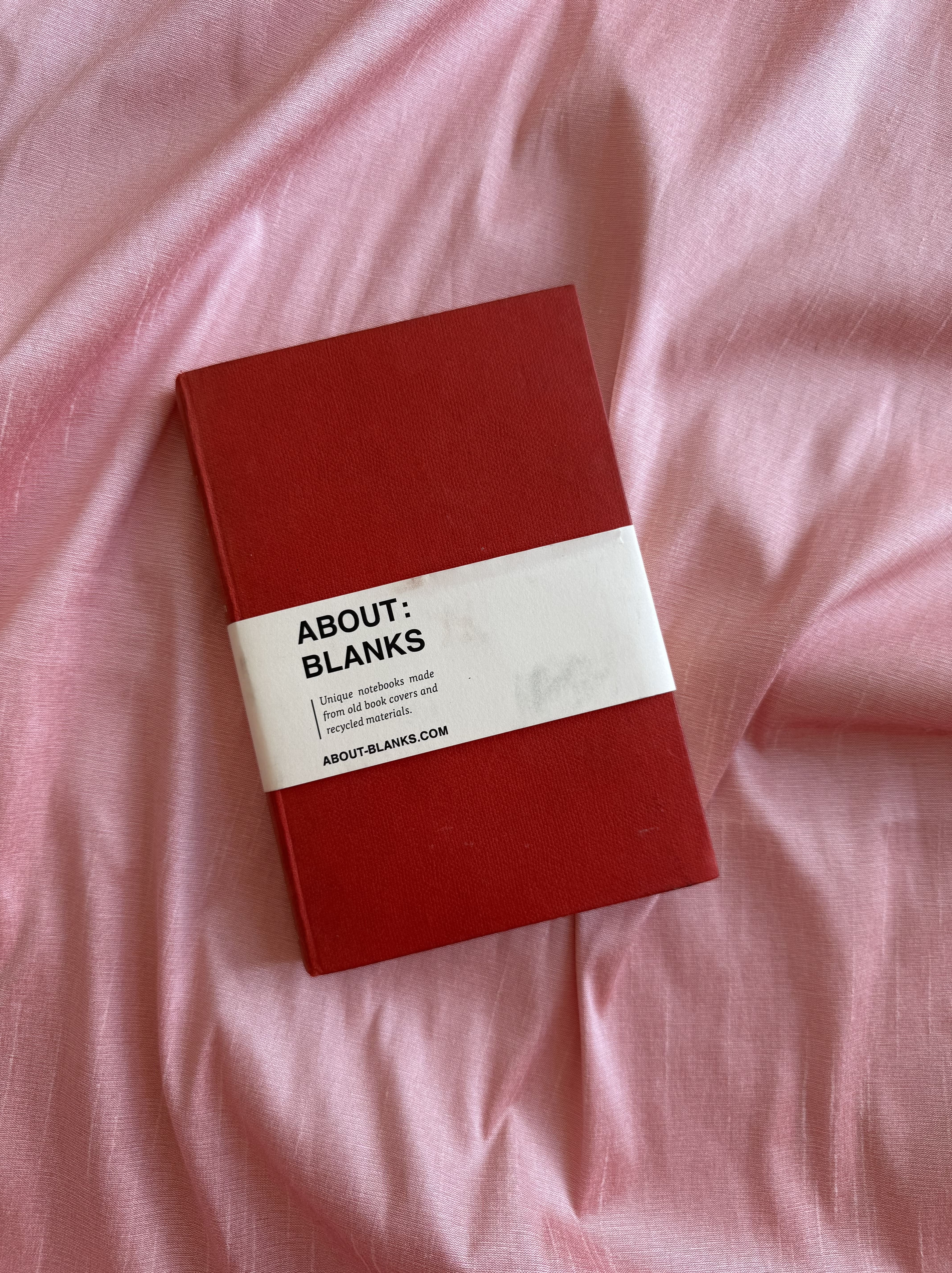 Vintage About Blanks Notebook: Red 4