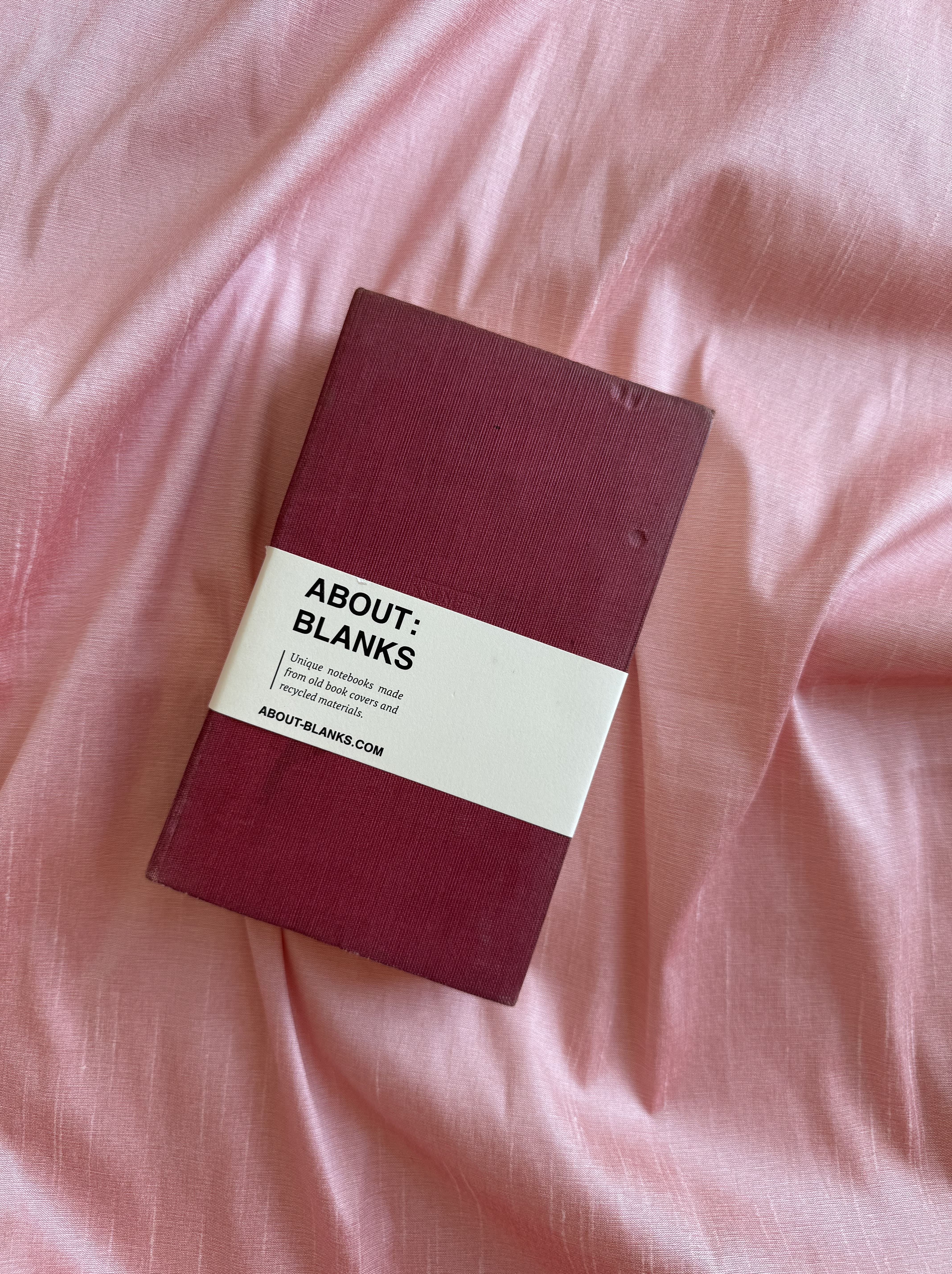 Vintage About Blanks Notebook: Red 5 circle dot