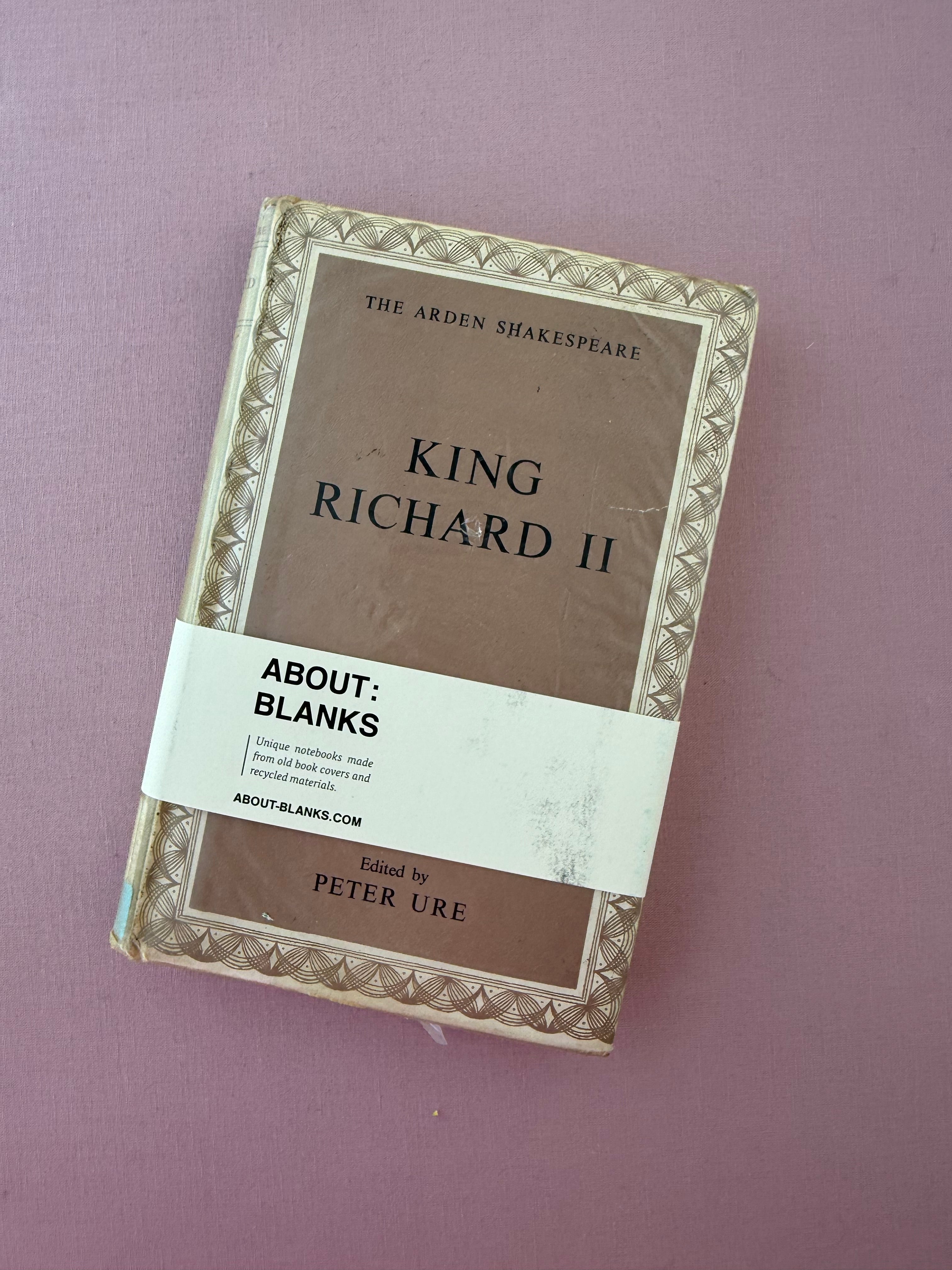 Vintage About Blanks Notebook: King Richard II