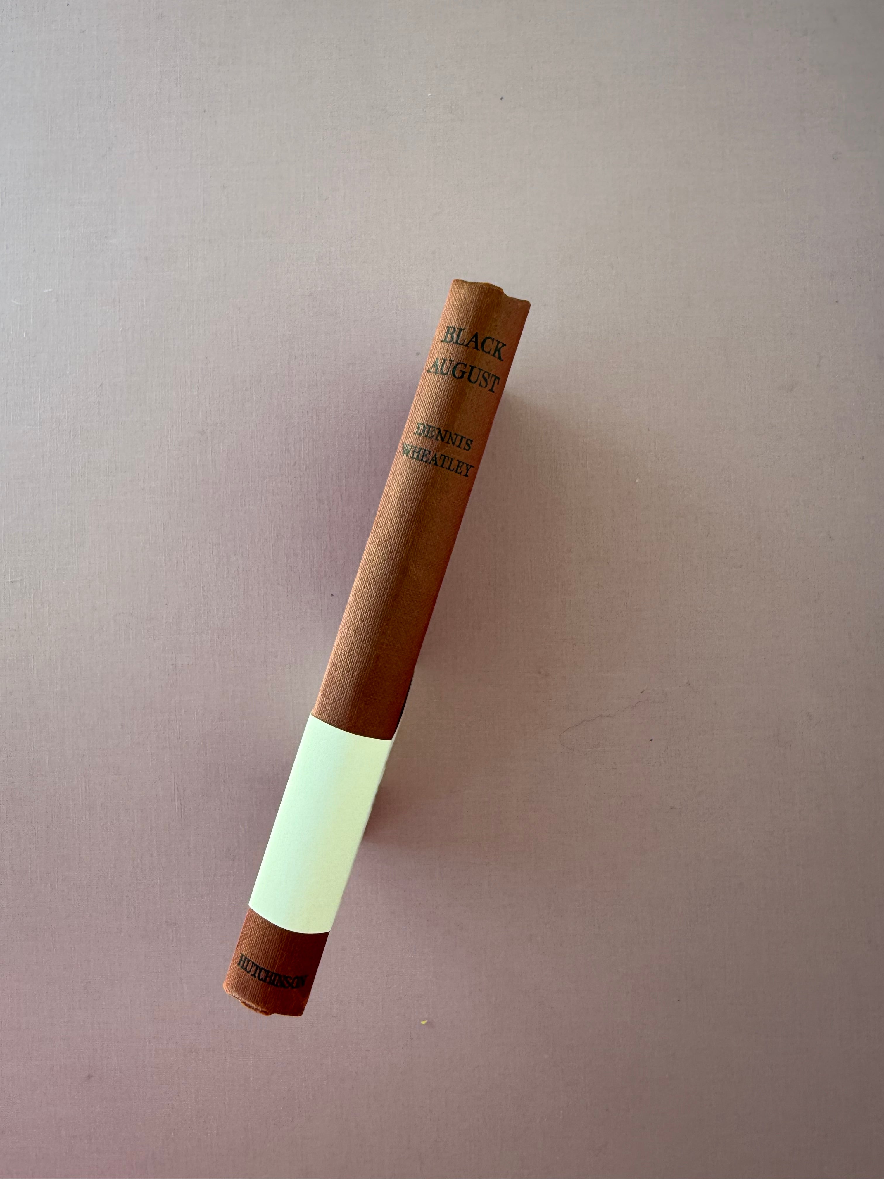 Vintage About Blanks Notebook: black august