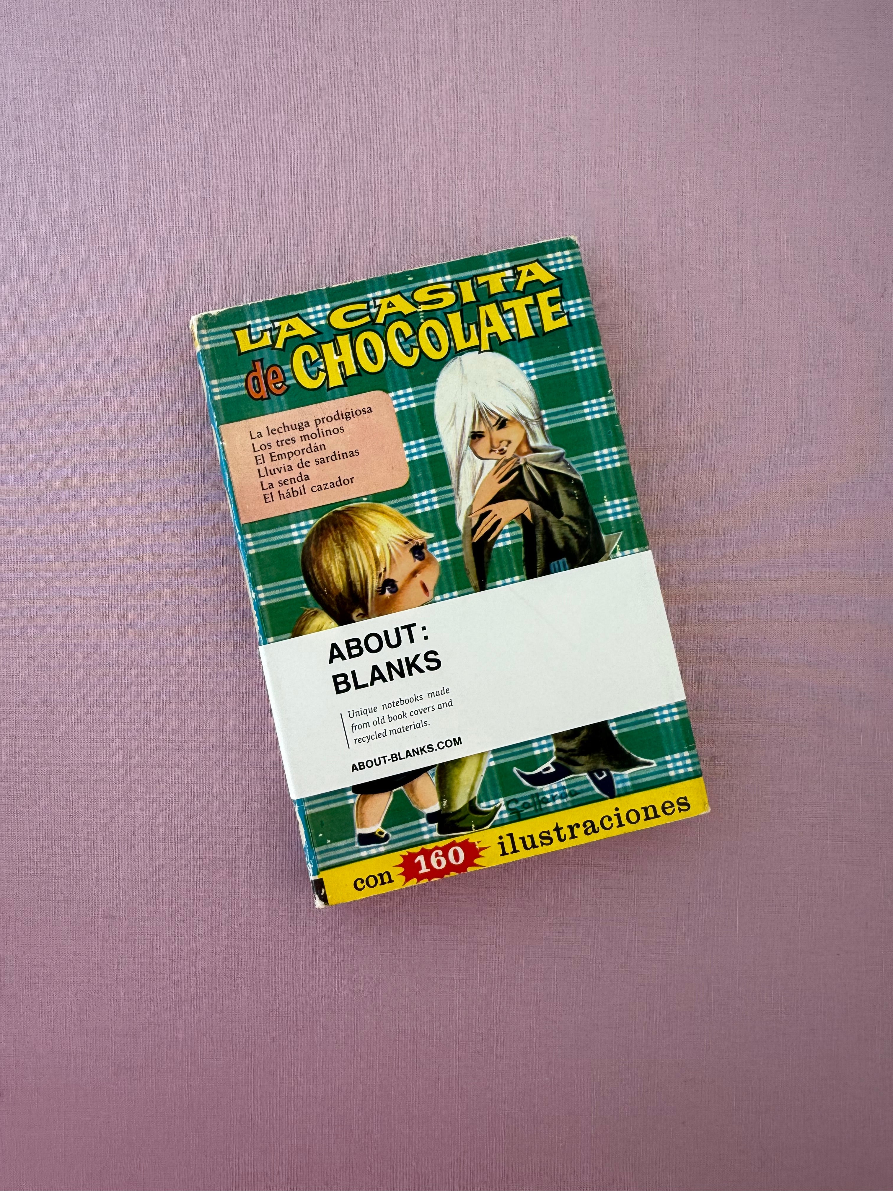 Vintage About Blanks Notebook: La Casita de chocolate