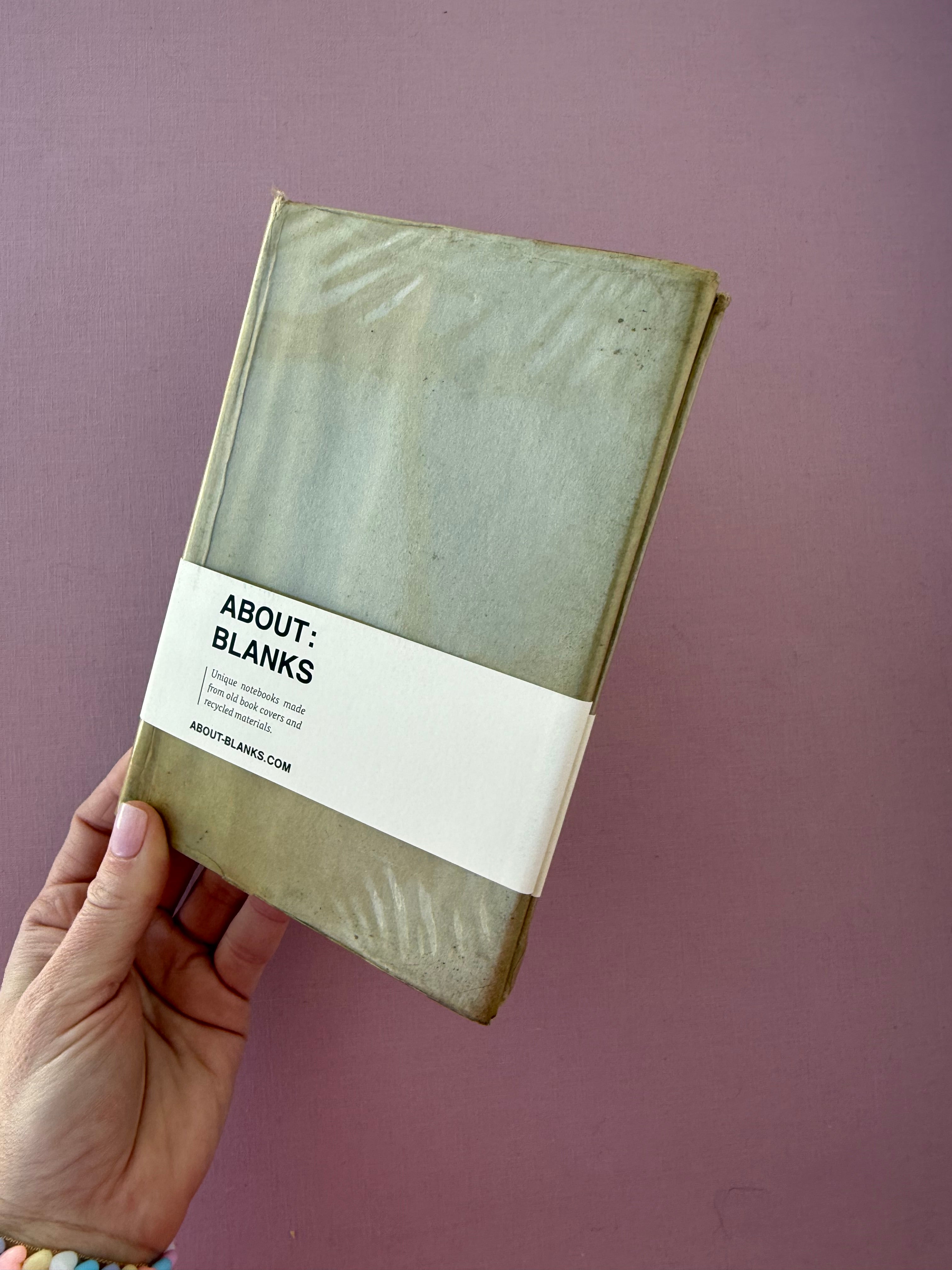 Vintage About Blanks Notebook: library cover