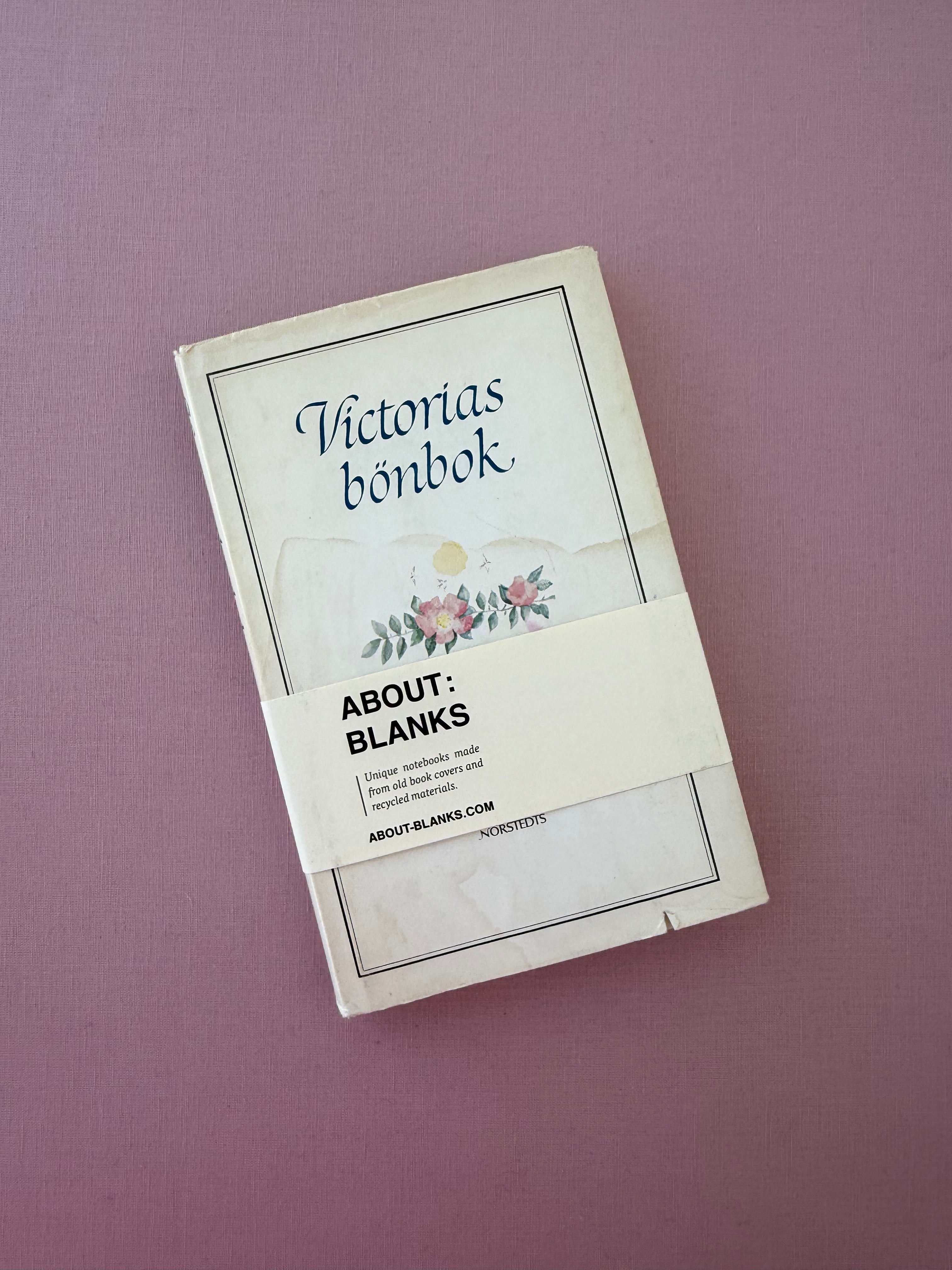 Vintage About Blanks Notebook: victorias