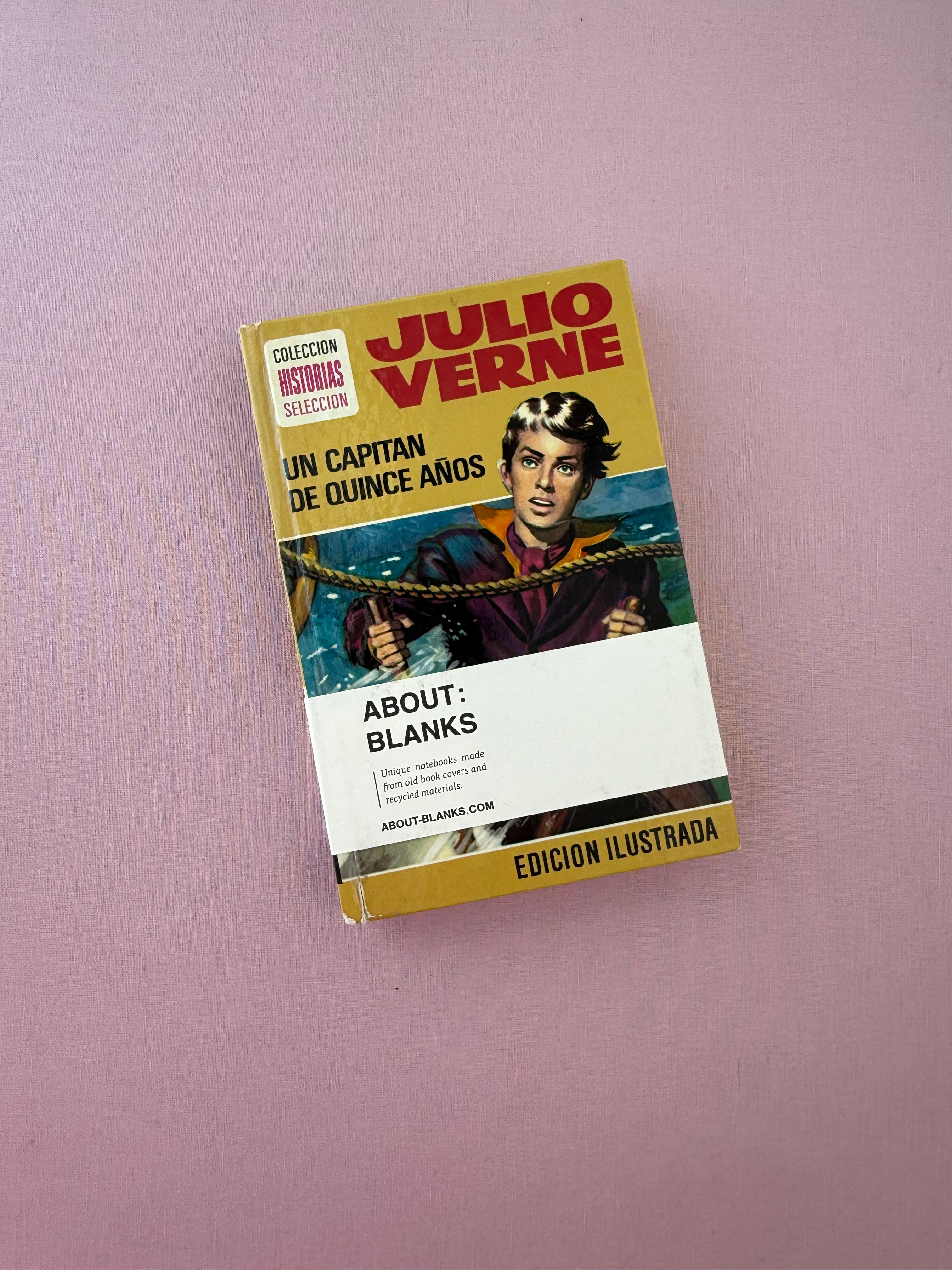 Vintage About Blanks Notebook: Julio Verne