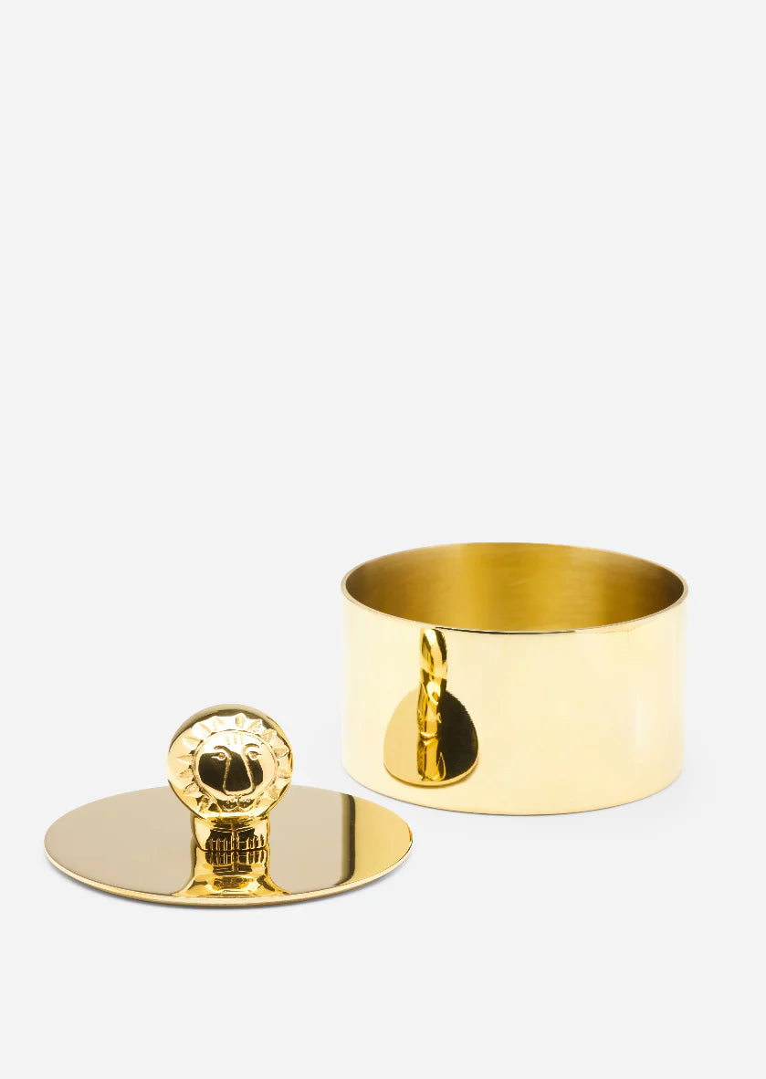 Skultuna x Lisa Larson – Box with Lion lid