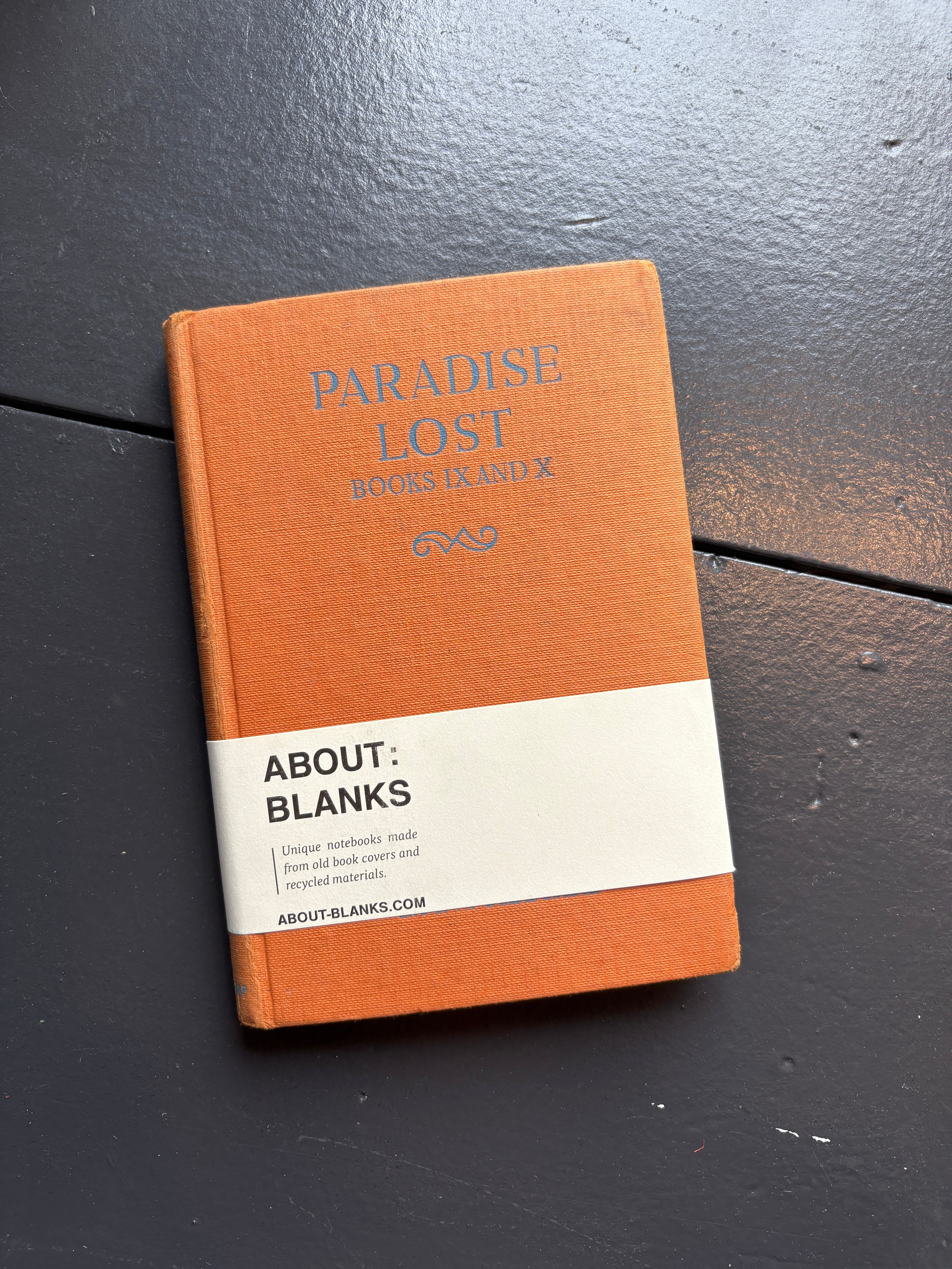 Vintage About Blanks Notebook: Paradise Lost