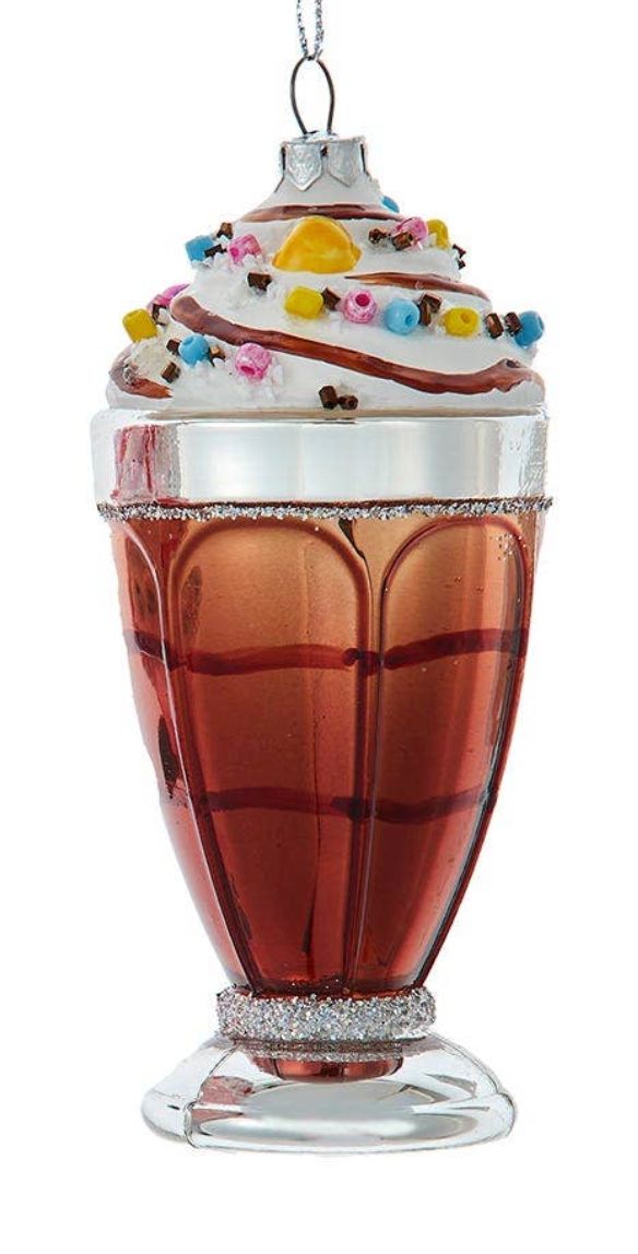 Glass Ice Cream Soda Float