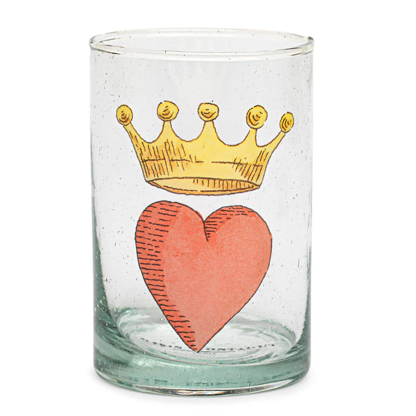 Marin Montagut ILLUSTRATED GLASS - Crowned Heart