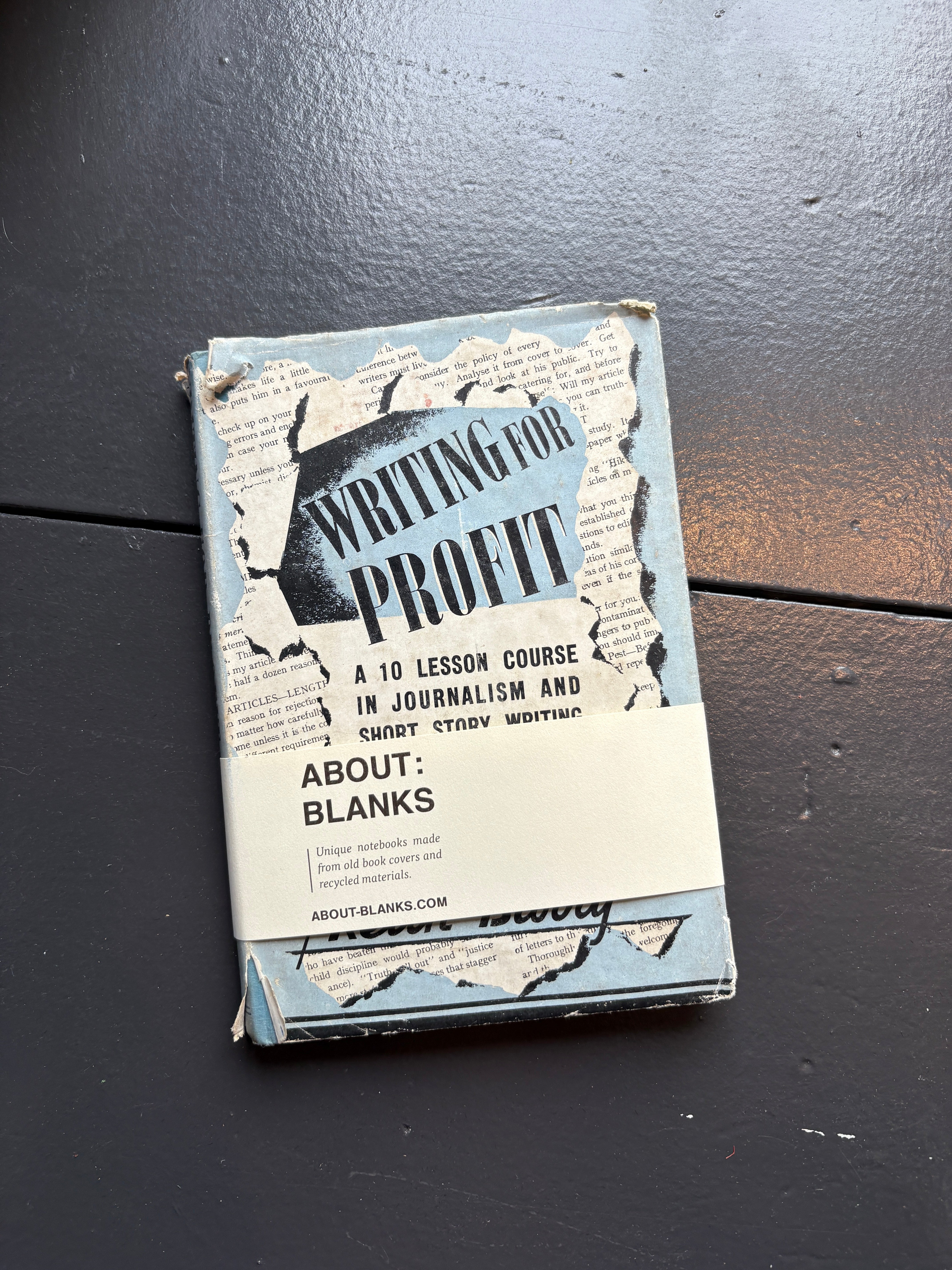 Vintage About Blanks Notebook: Writing for Profit